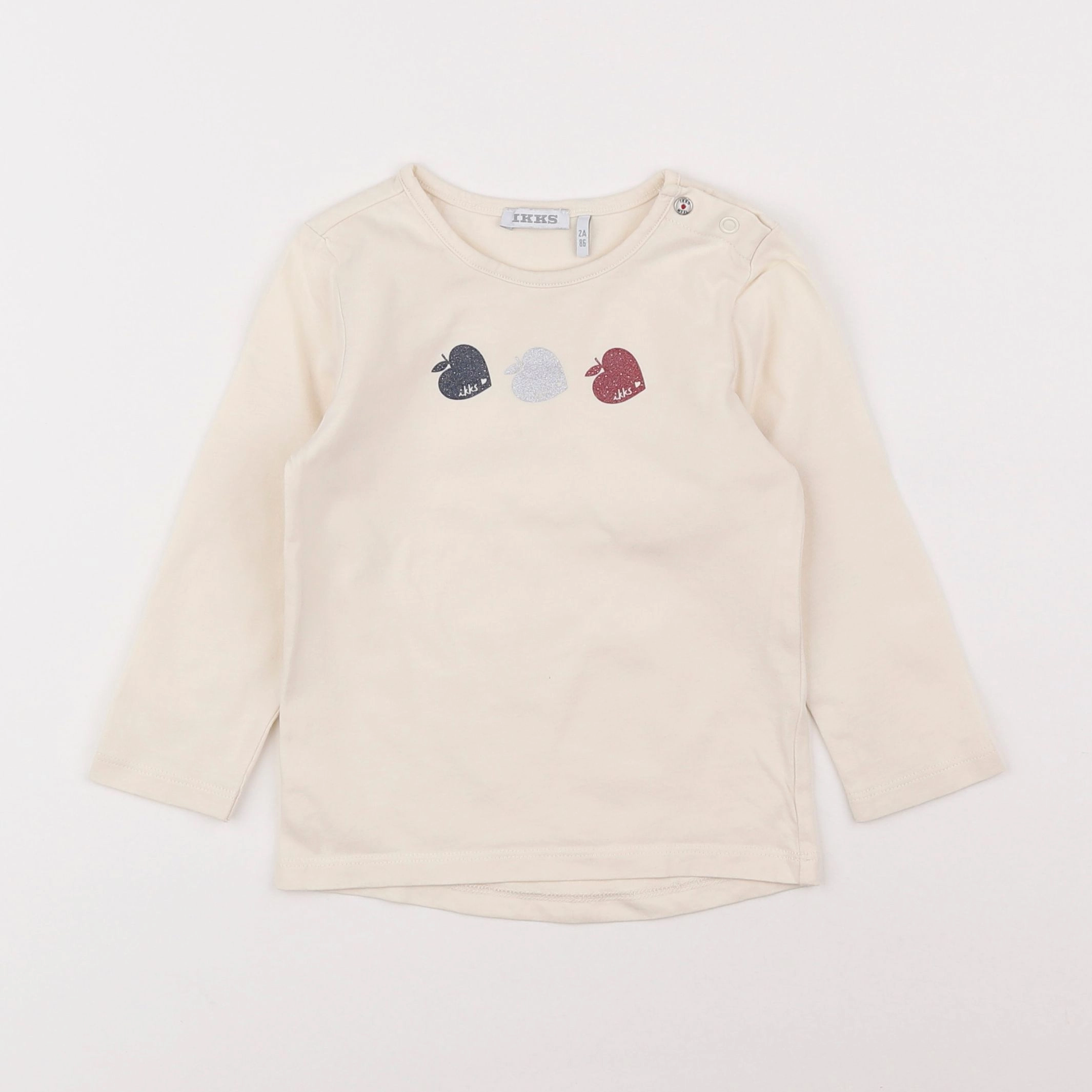 IKKS - tee-shirt beige - 2 ans