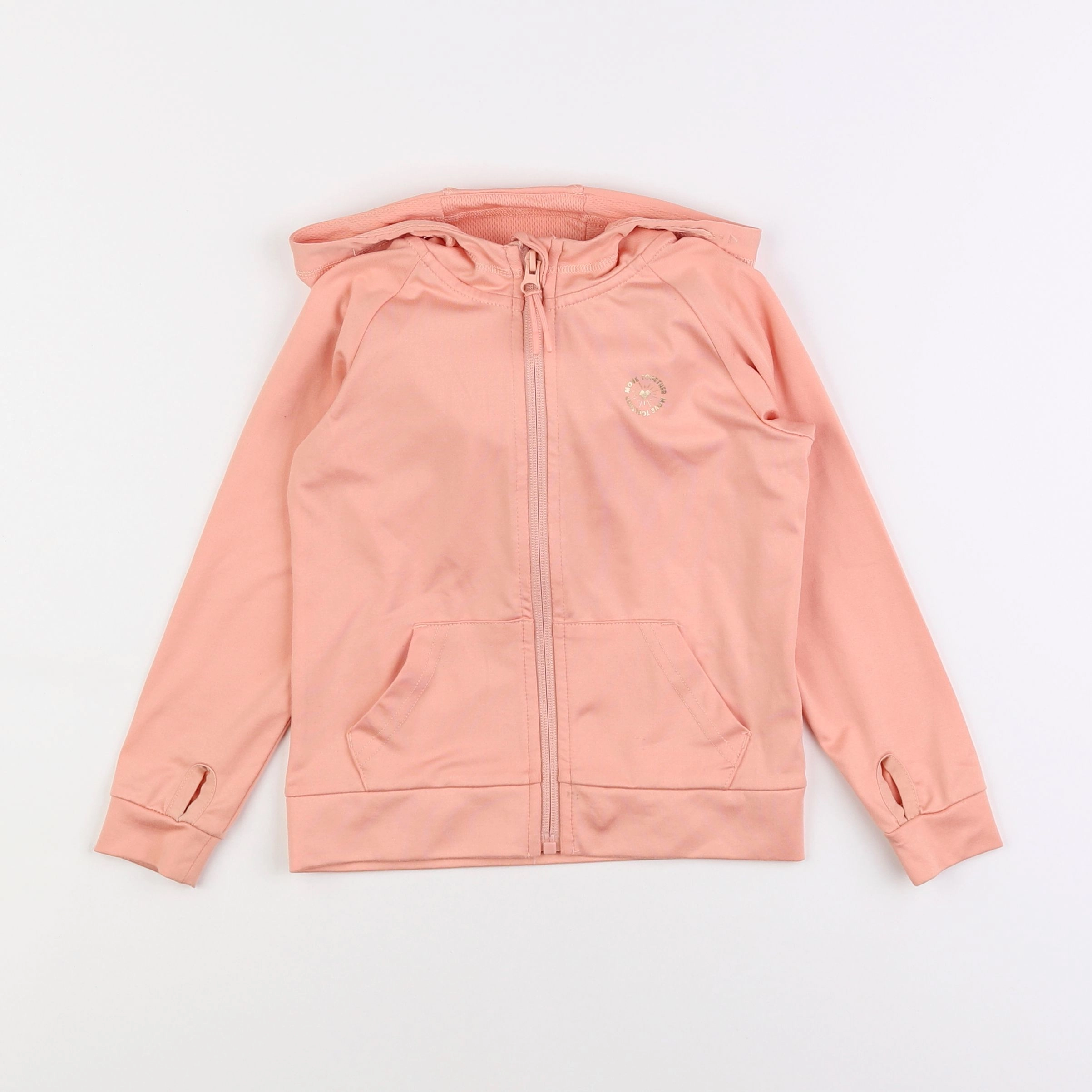 Vertbaudet - sweat rose - 4 ans