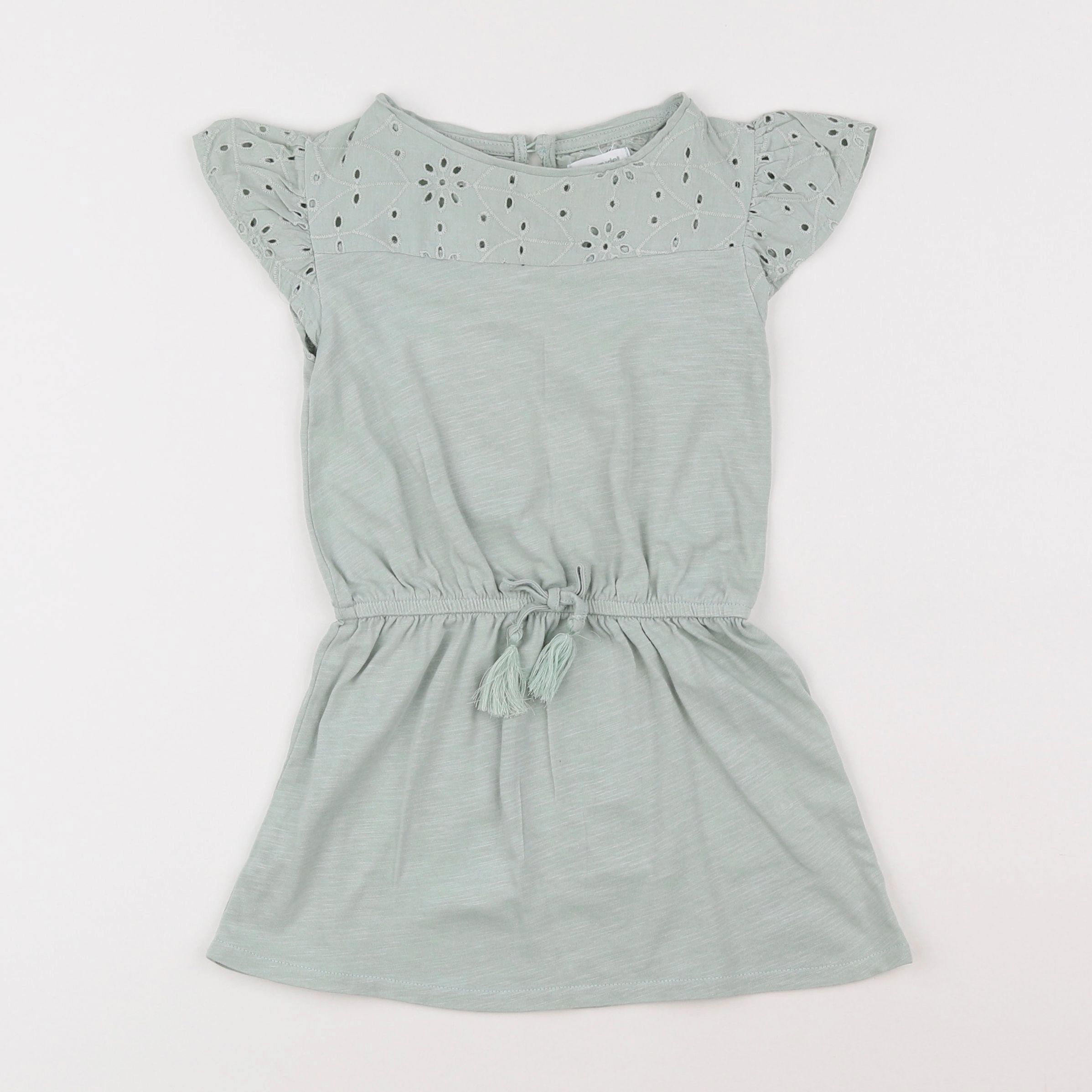 Vertbaudet - robe vert - 3 ans