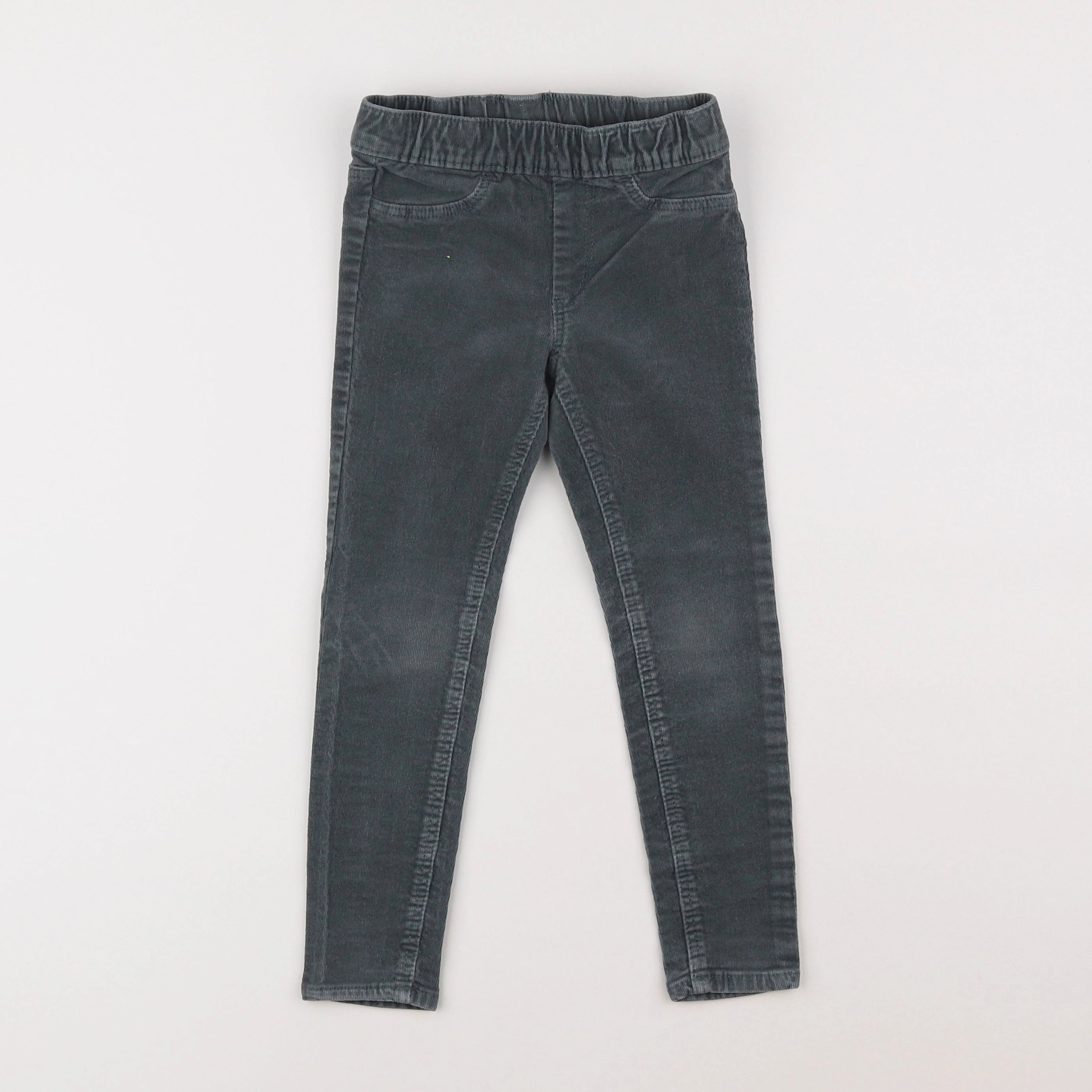 H&M - jegging vert - 3/4 ans