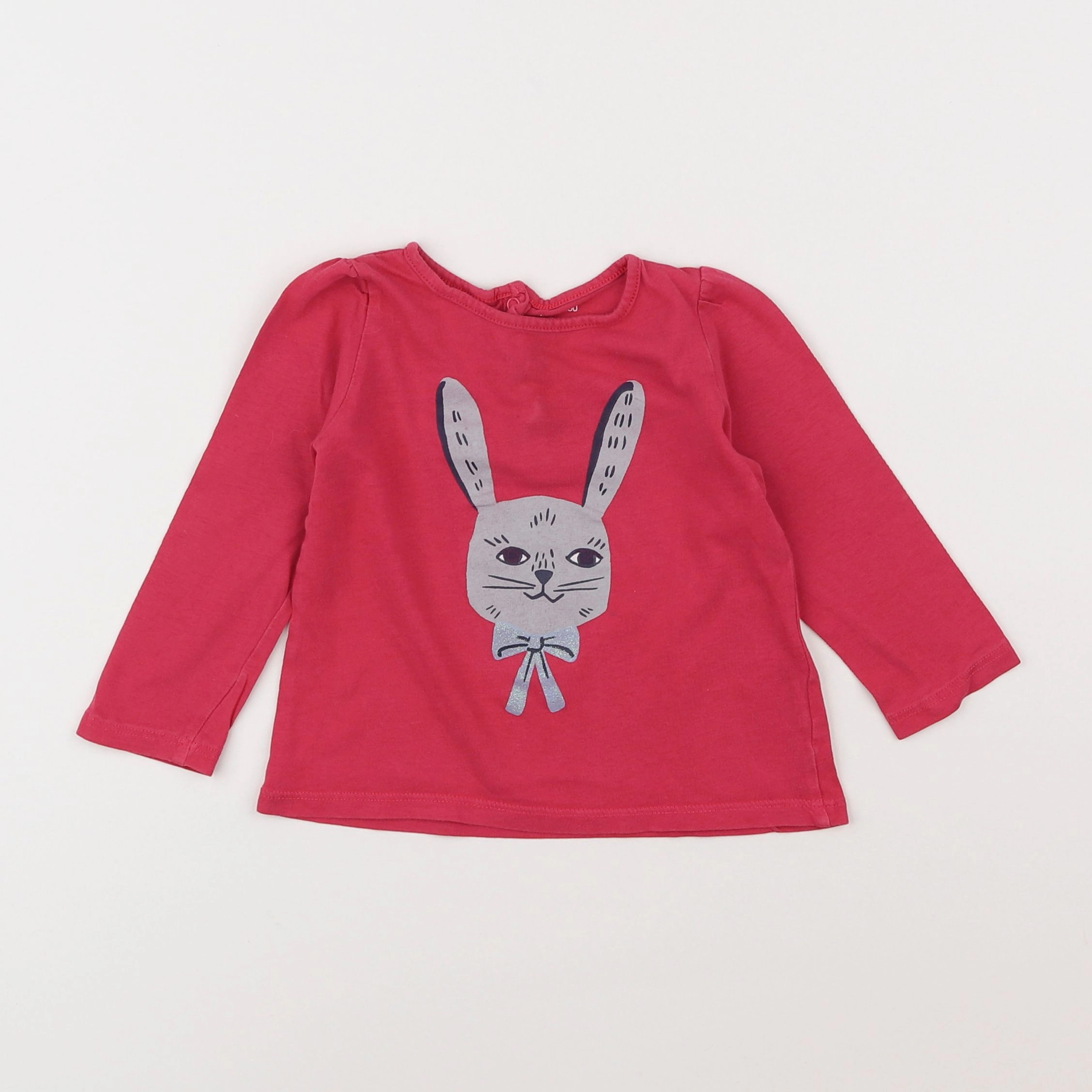 Boutchou - tee-shirt rose - 12 mois