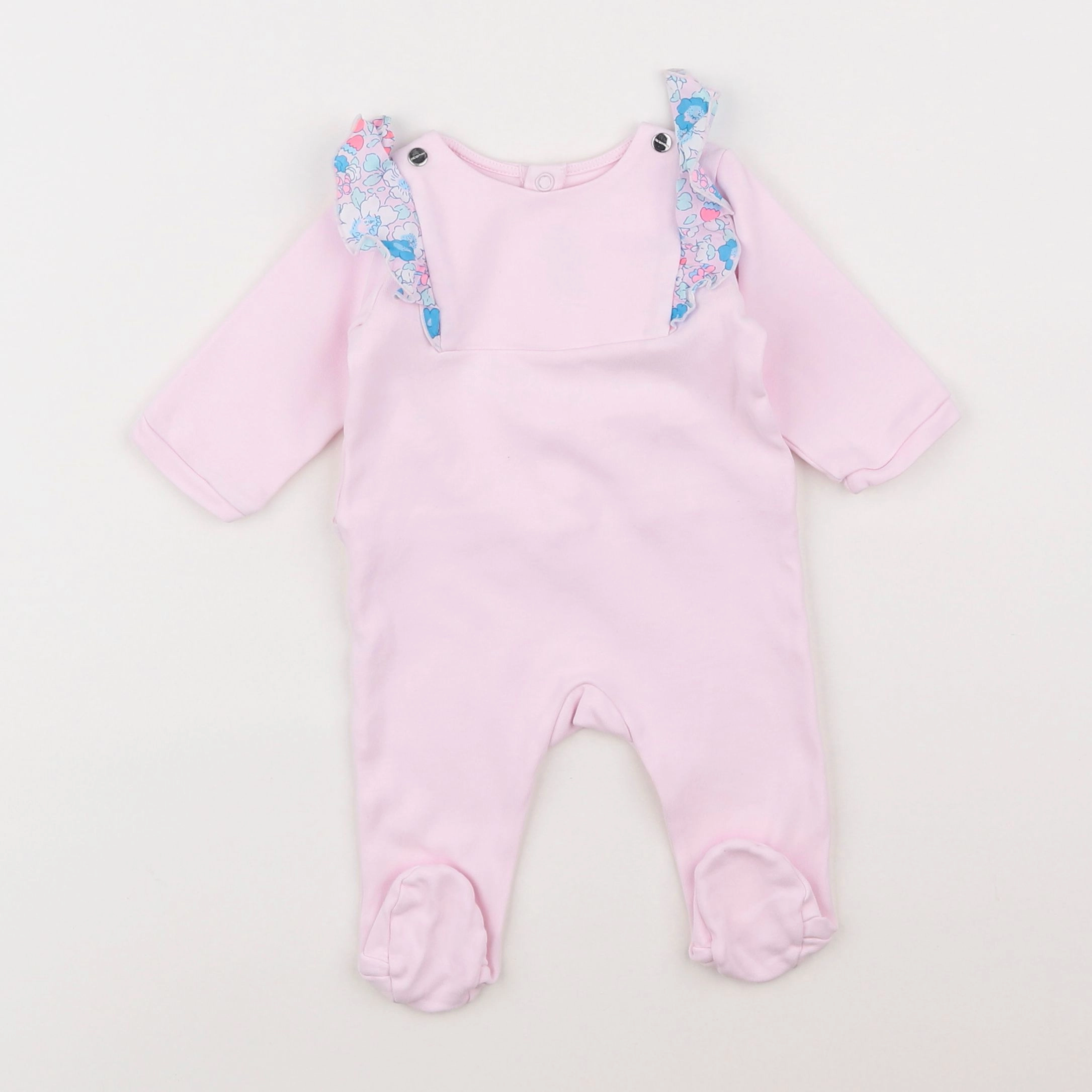 Jacadi - pyjama coton rose - 3 mois