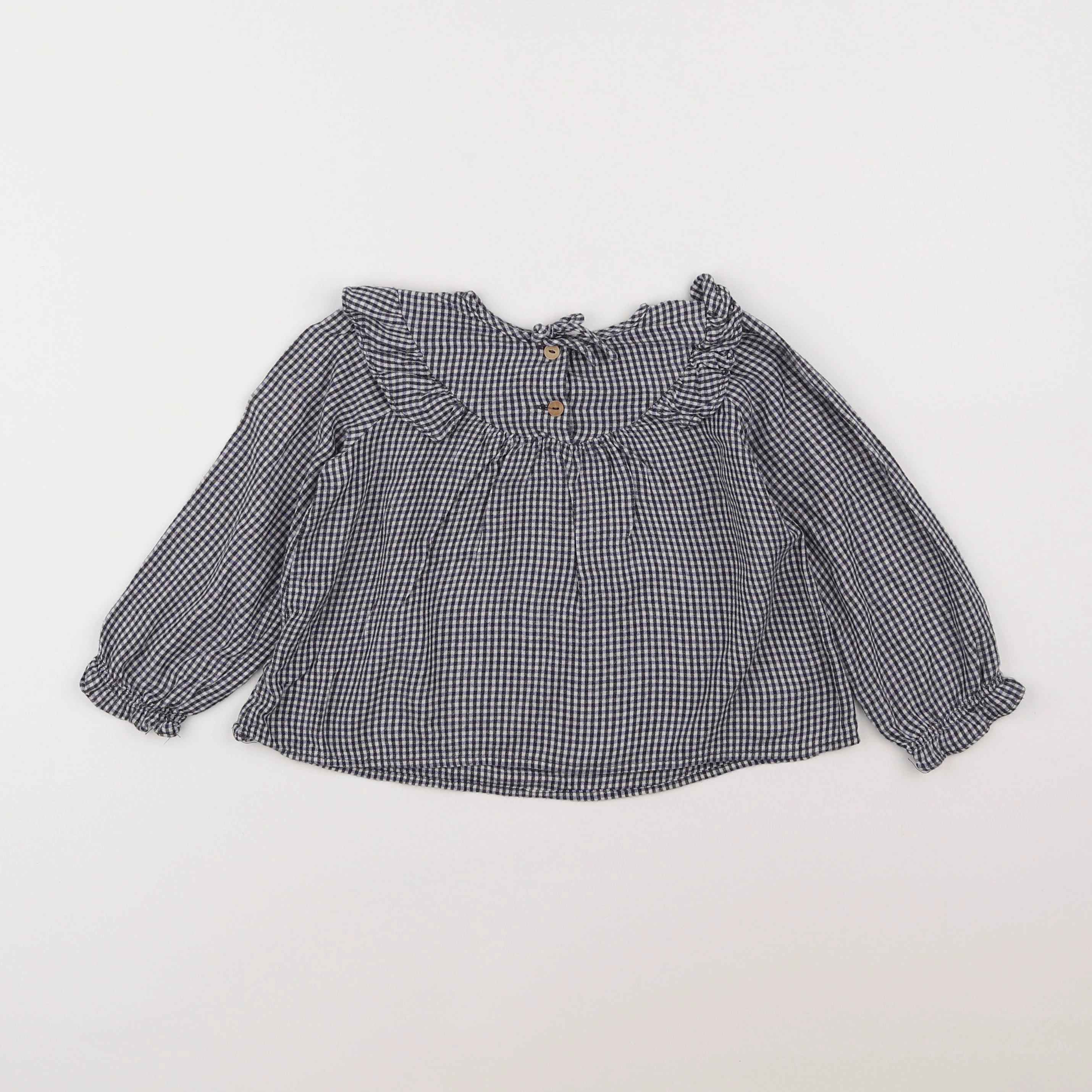 Zara - blouse noir - 2/3 ans