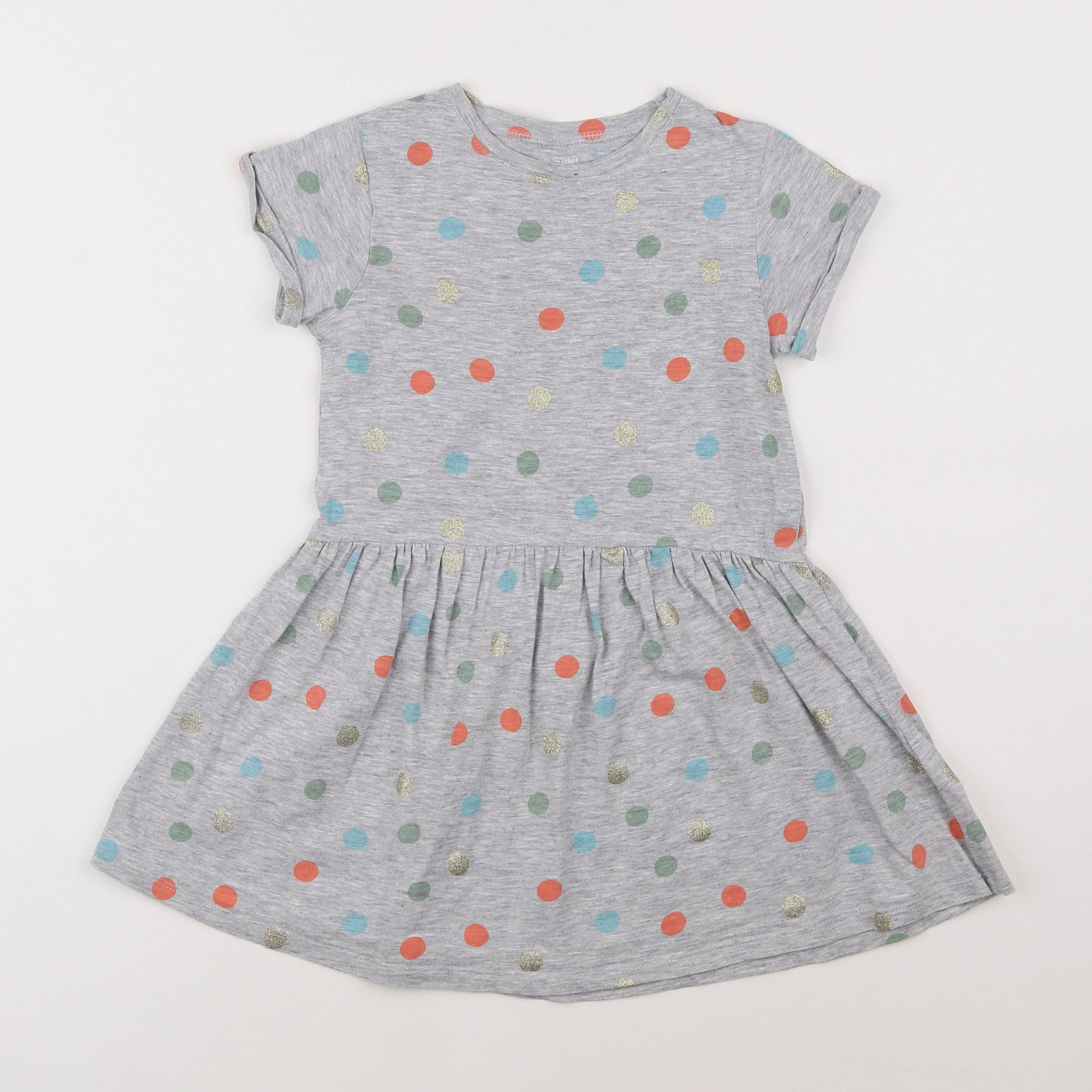 Vertbaudet - robe gris - 6 ans