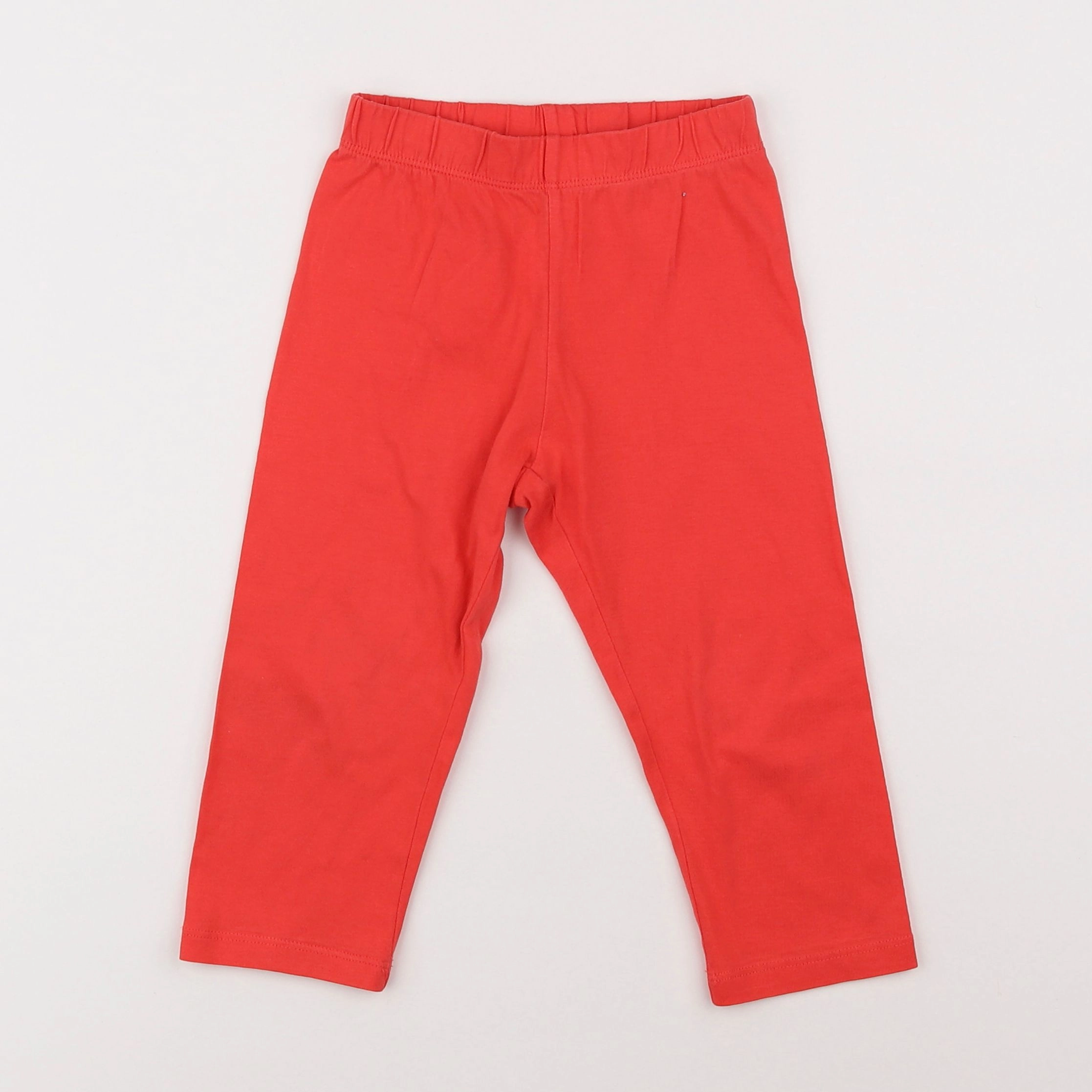 Vertbaudet - legging rouge - 2 ans