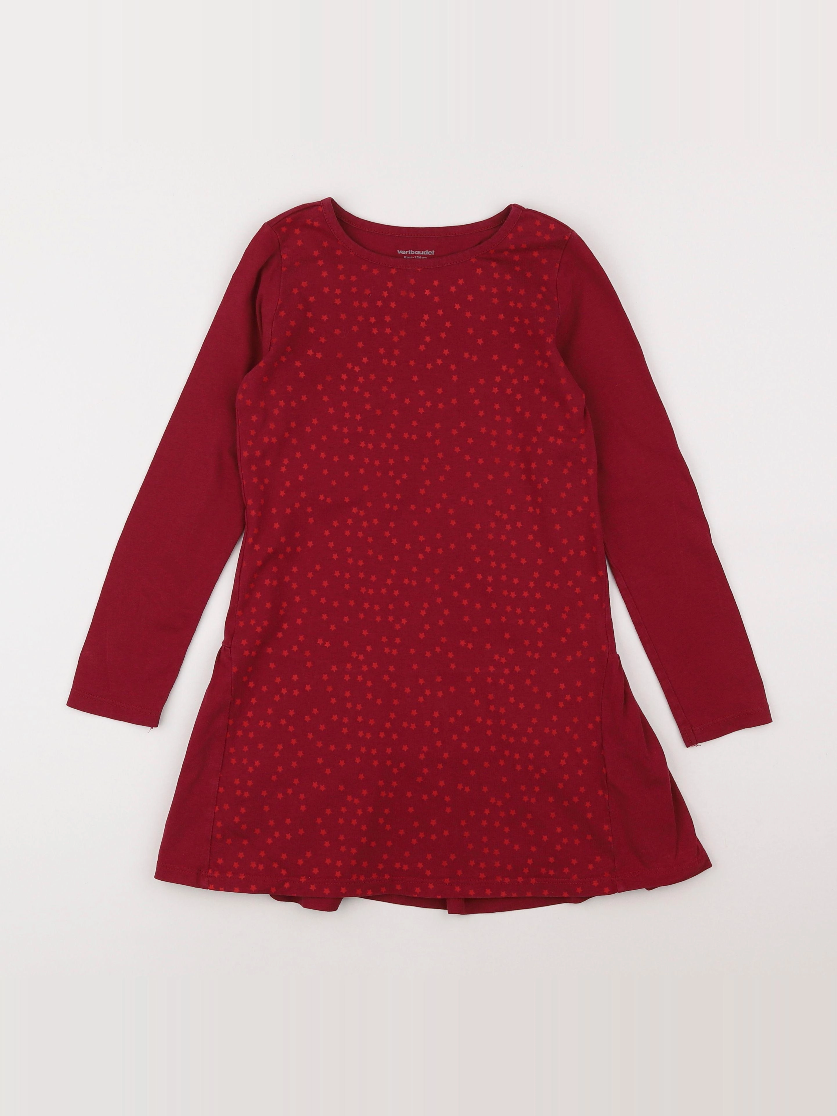 Vertbaudet - robe rouge - 8 ans