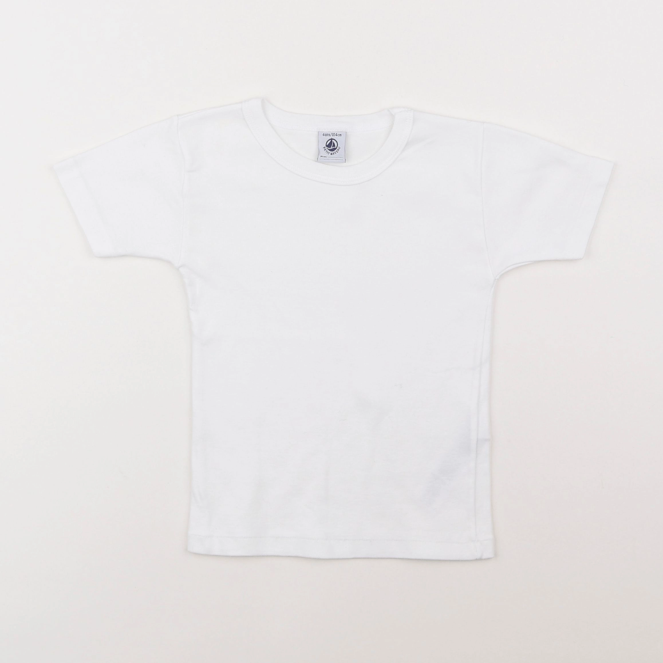 Petit Bateau - maillot de corps blanc - 4 ans