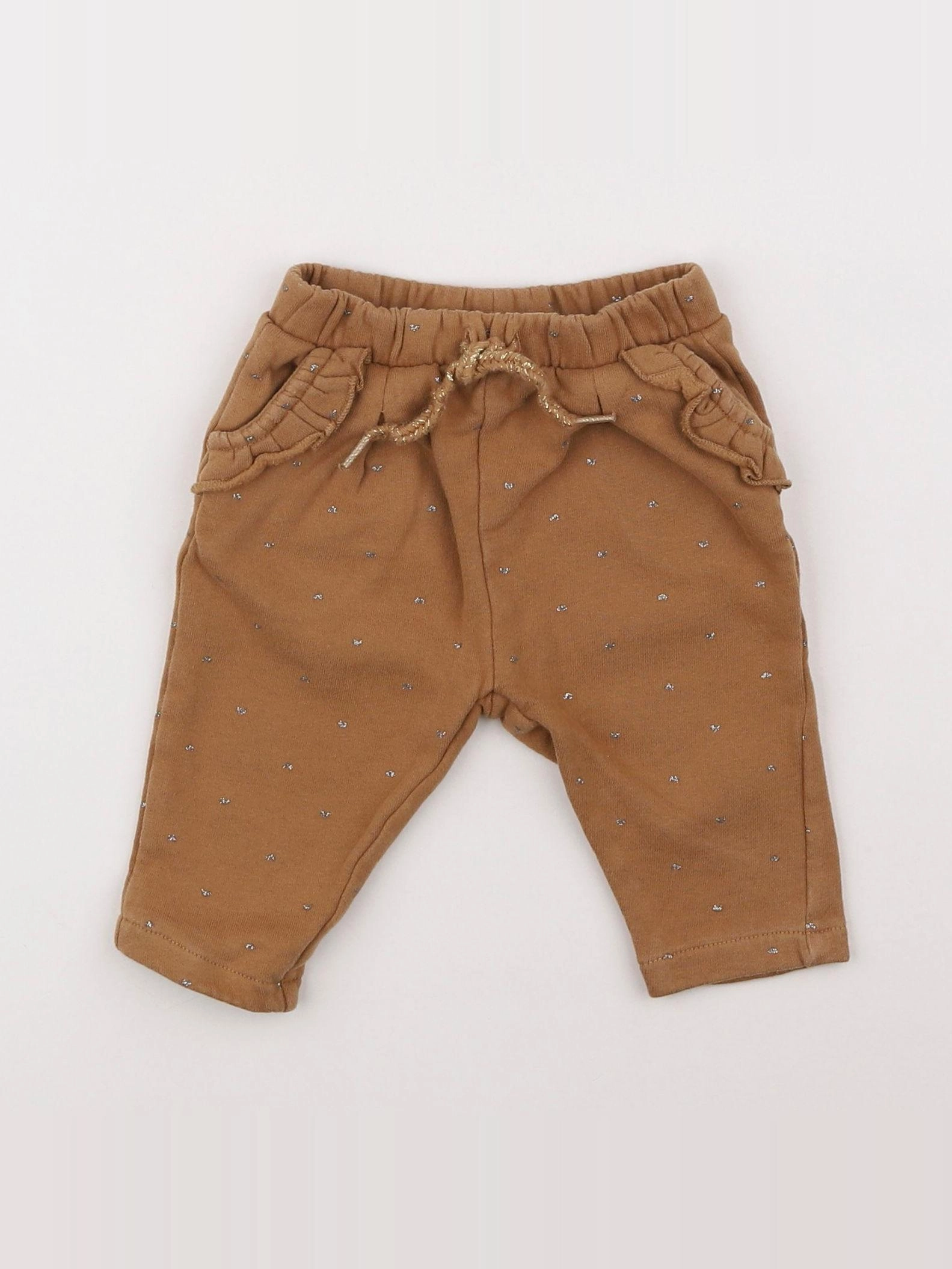 Vertbaudet - legging marron - 6 mois