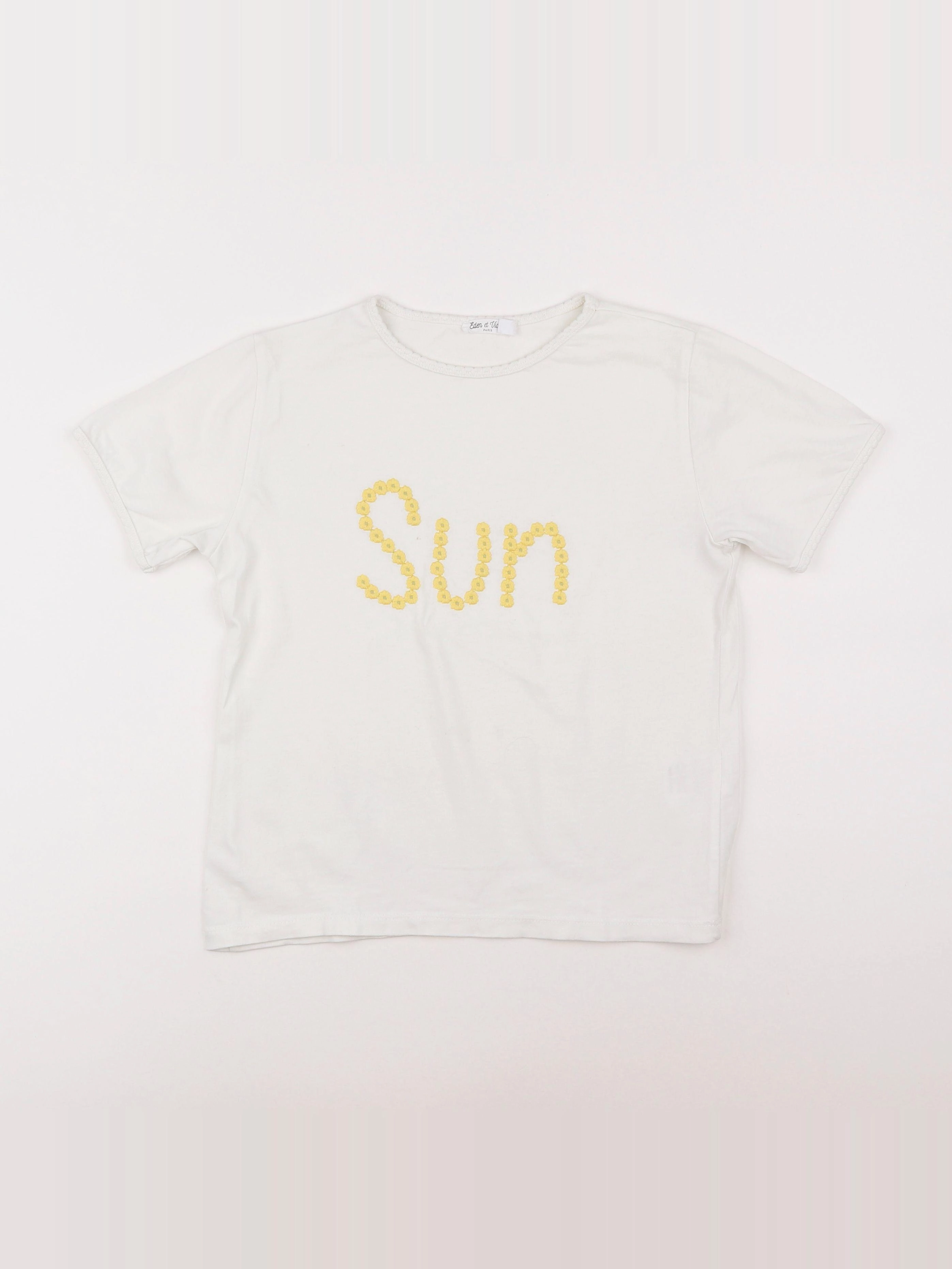 Eden & Victor - tee-shirt blanc - 10 ans