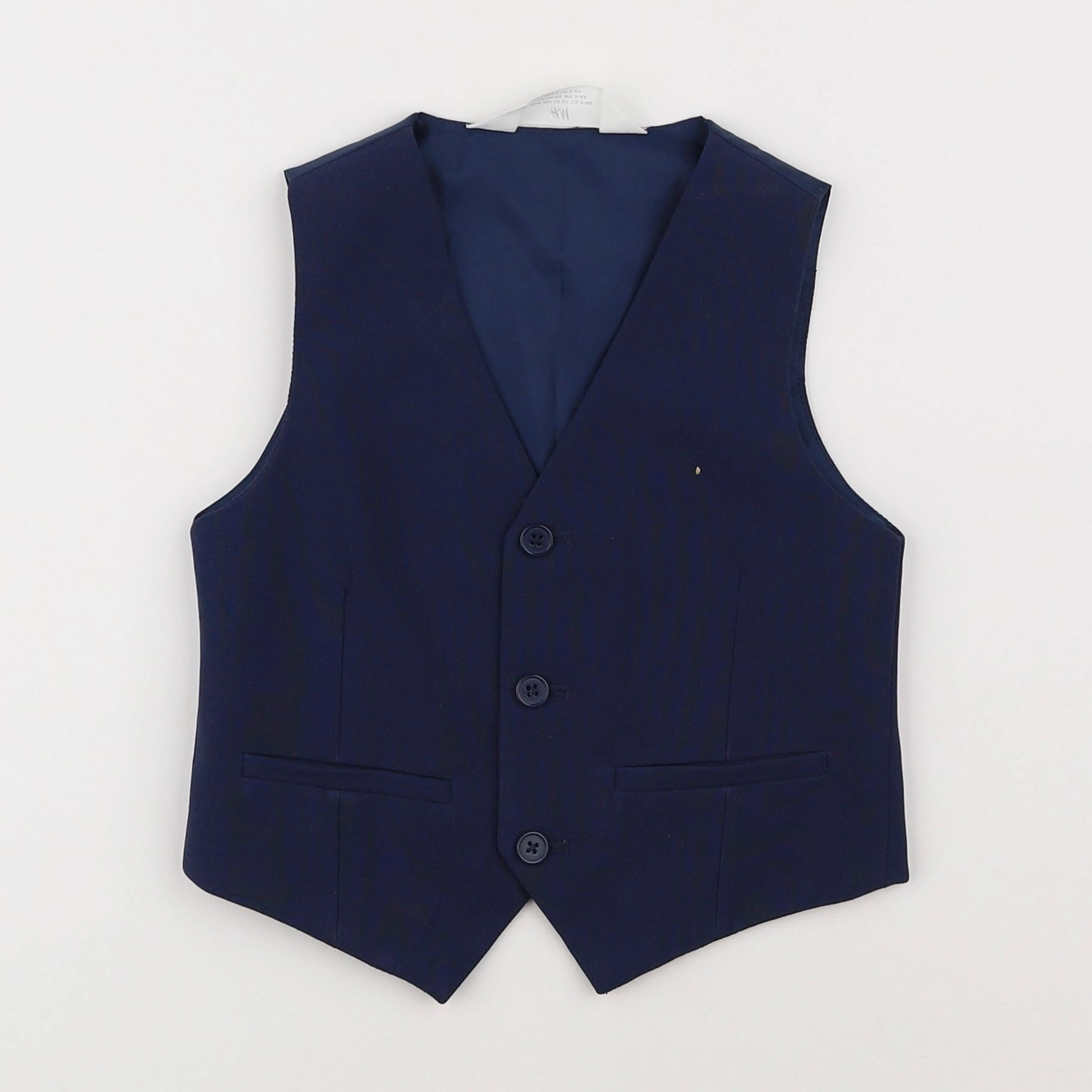 H&M - gilet bleu - 3/4 ans