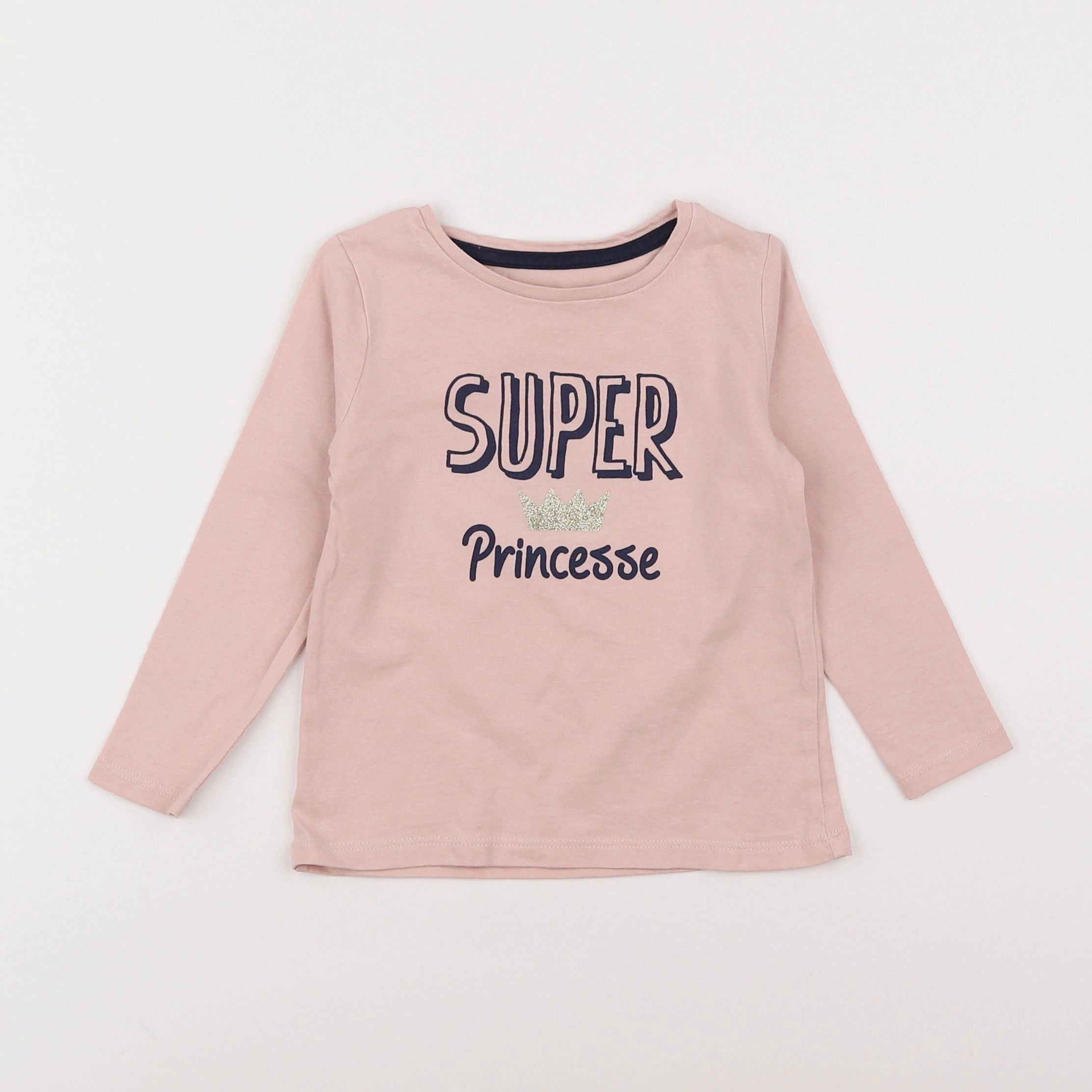 Vertbaudet - tee-shirt rose - 2 ans