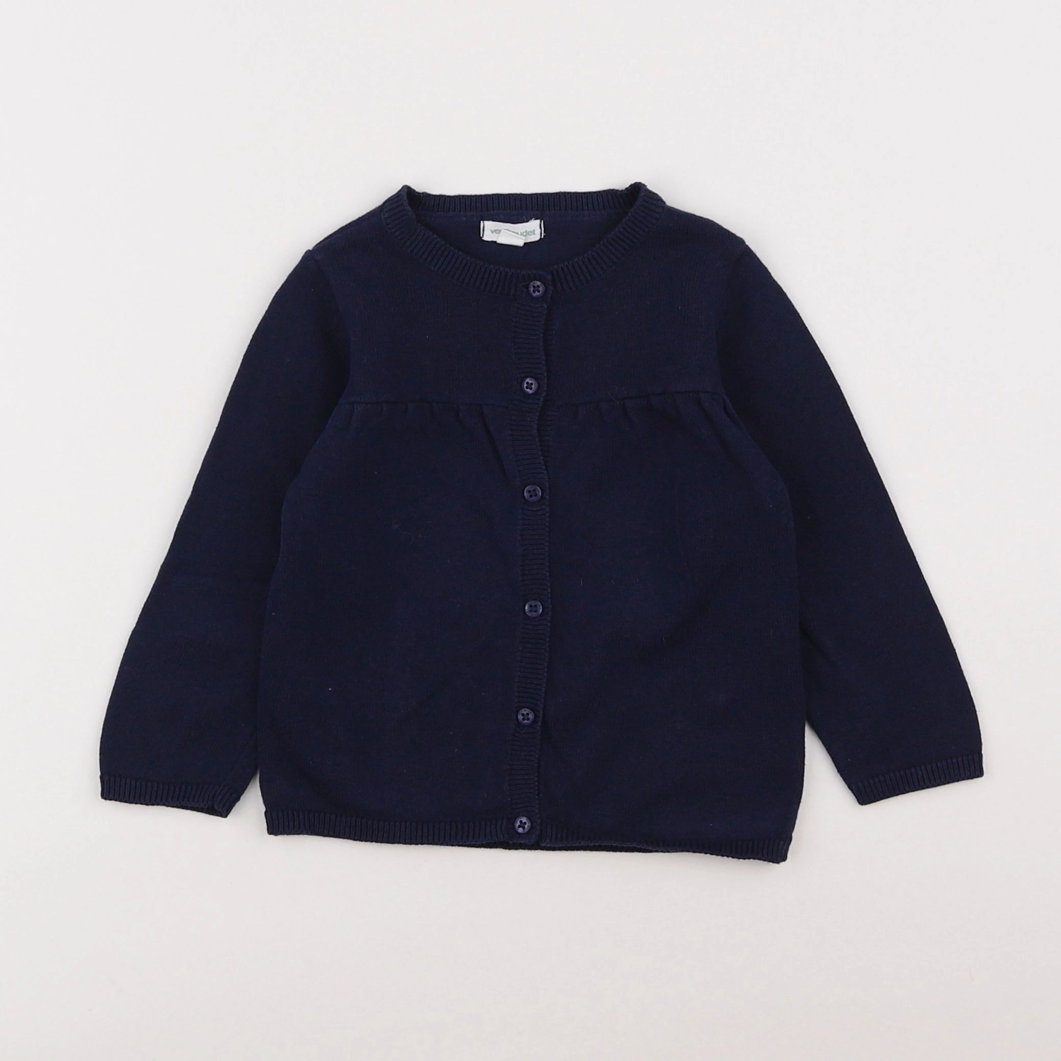 Vertbaudet - gilet bleu - 2 ans