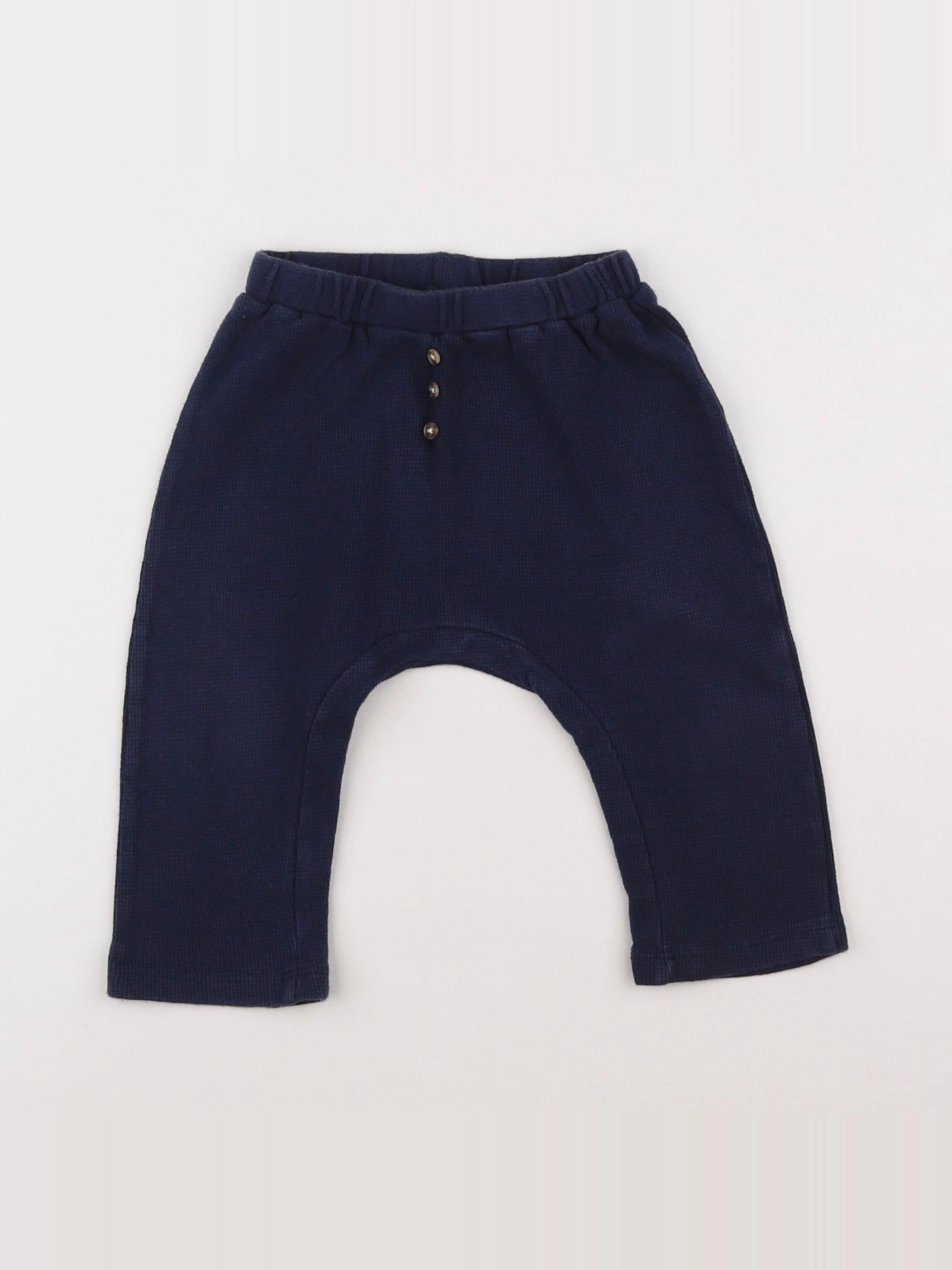 Vertbaudet - pantalon bleu - 18 mois