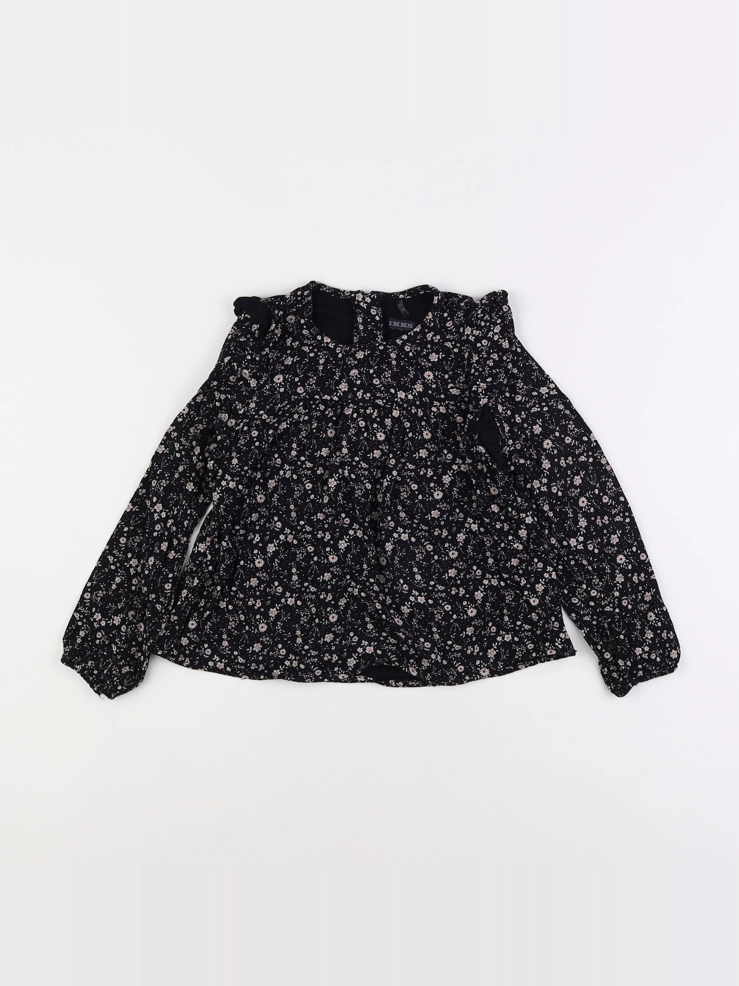 IKKS - blouse noir - 4 ans