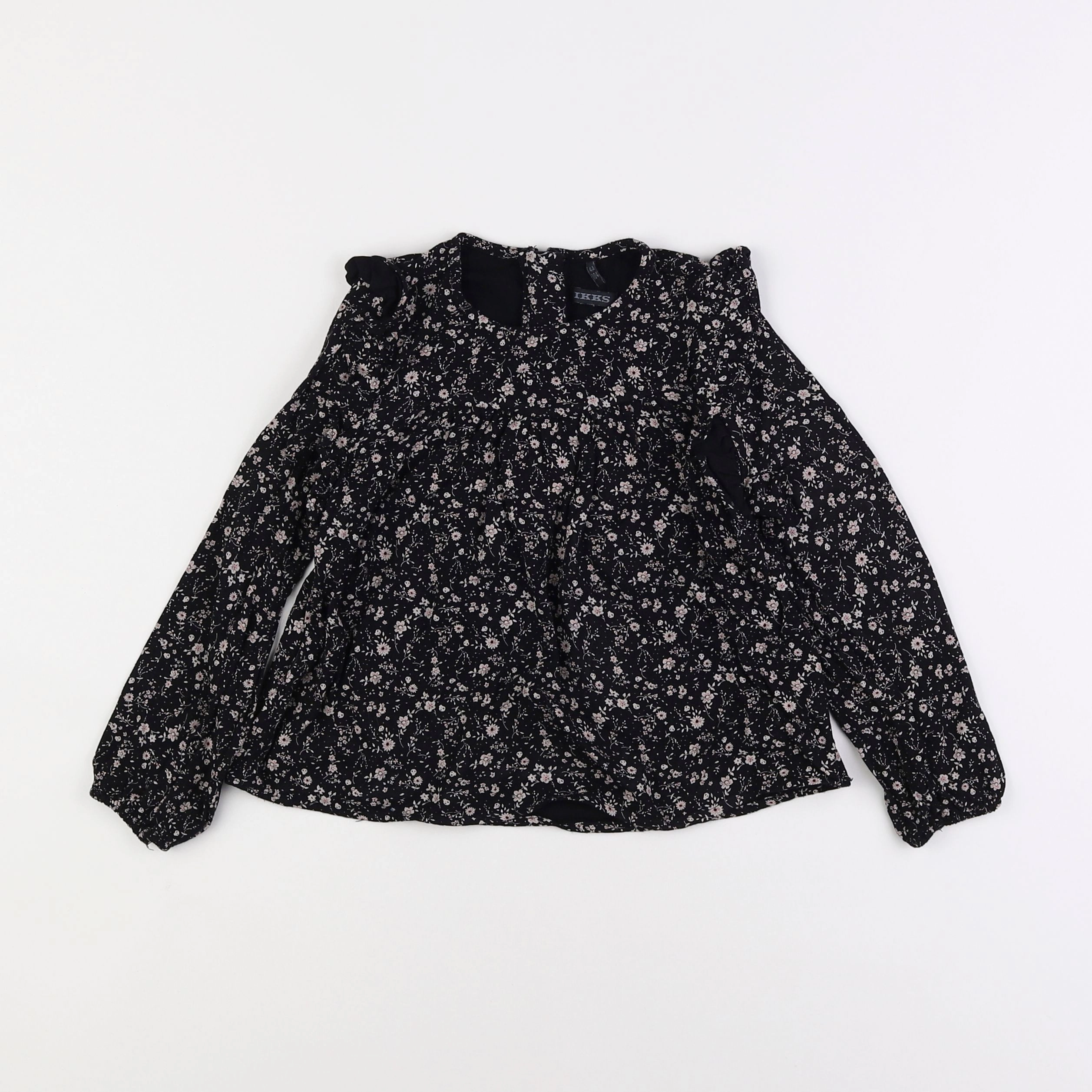 IKKS - blouse noir - 4 ans