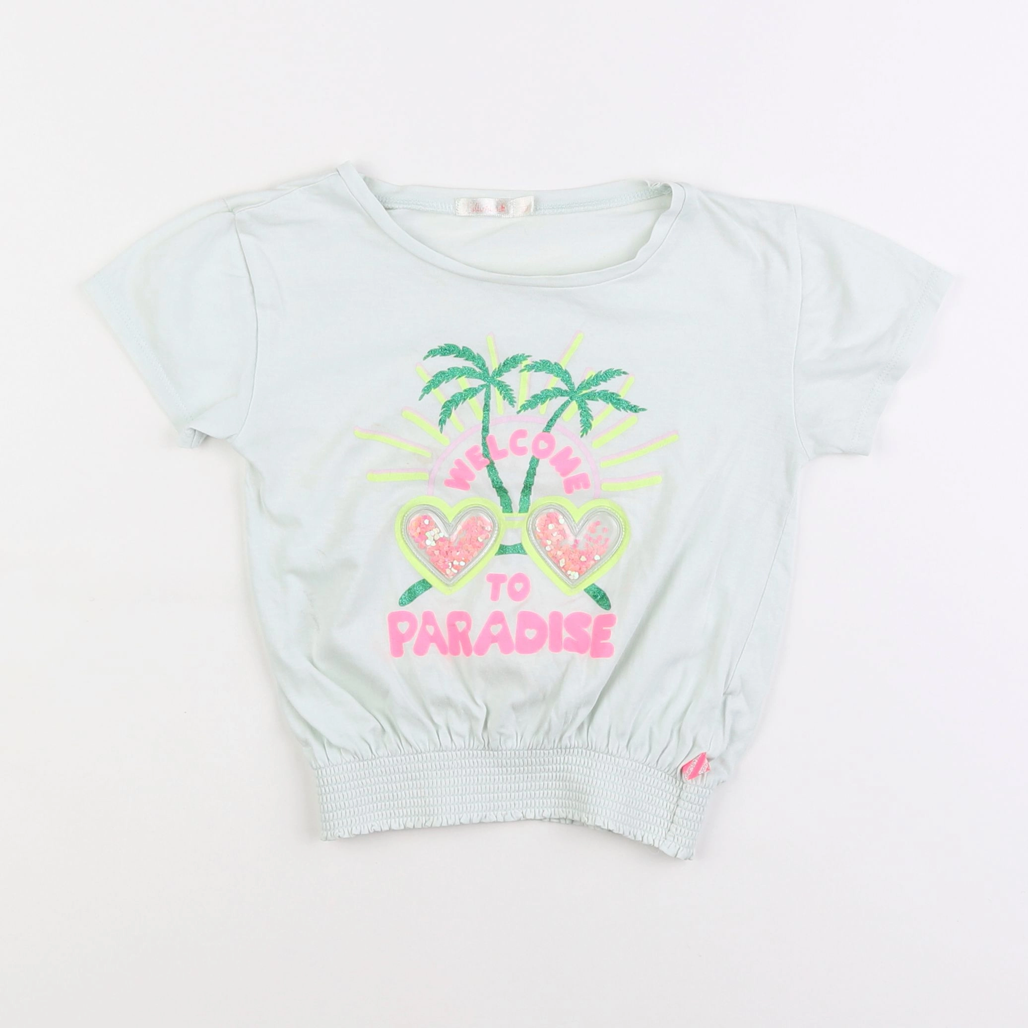 Billie Blush - tee-shirt bleu - 3 ans