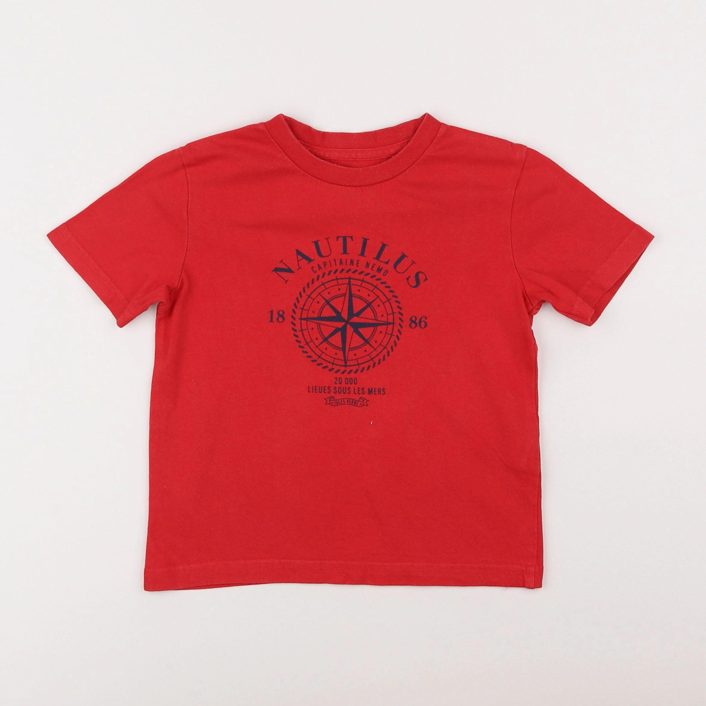 Cyrillus - tee-shirt rouge - 4 ans