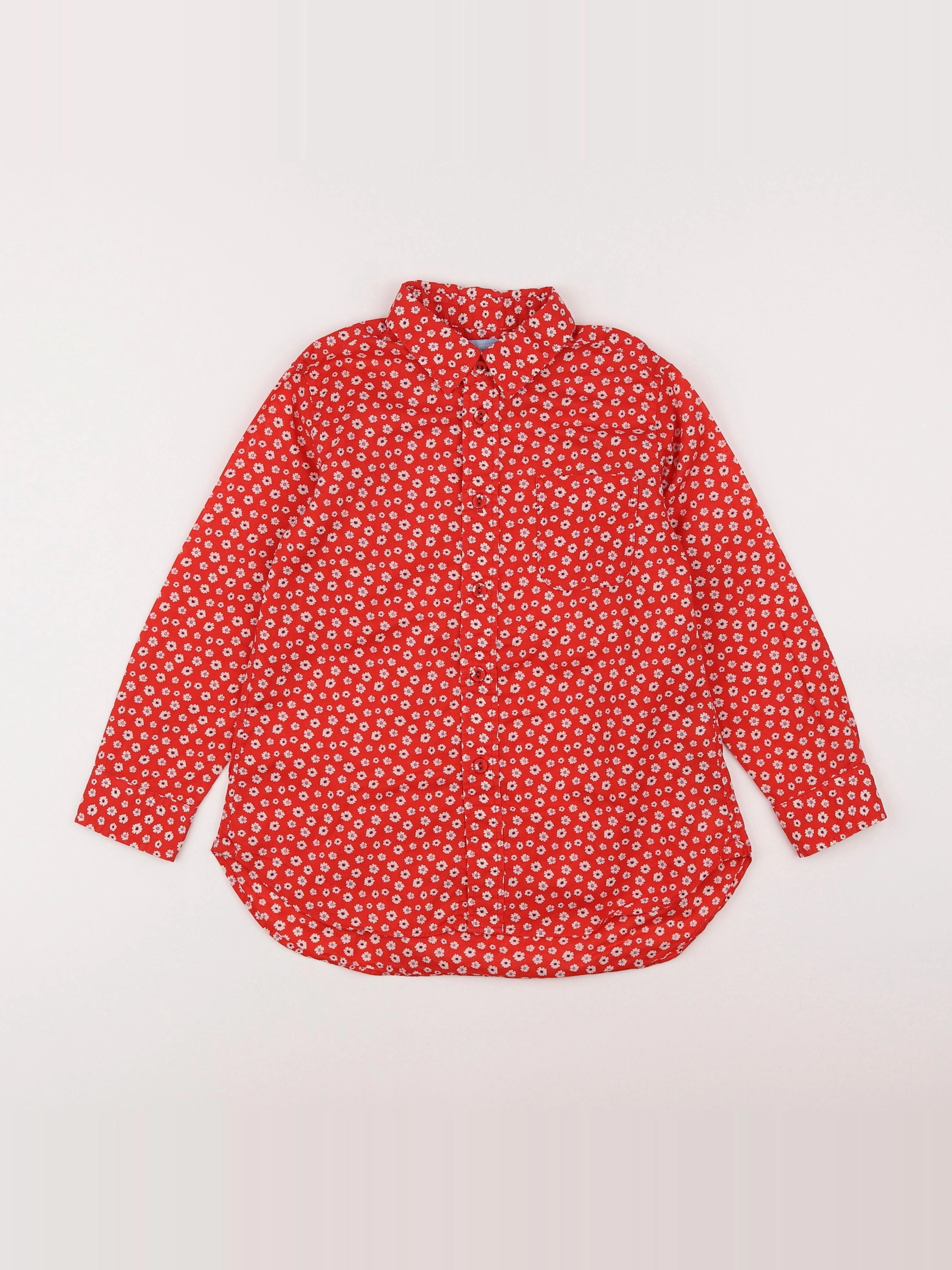 Uniqlo - blouse rouge - 6 ans