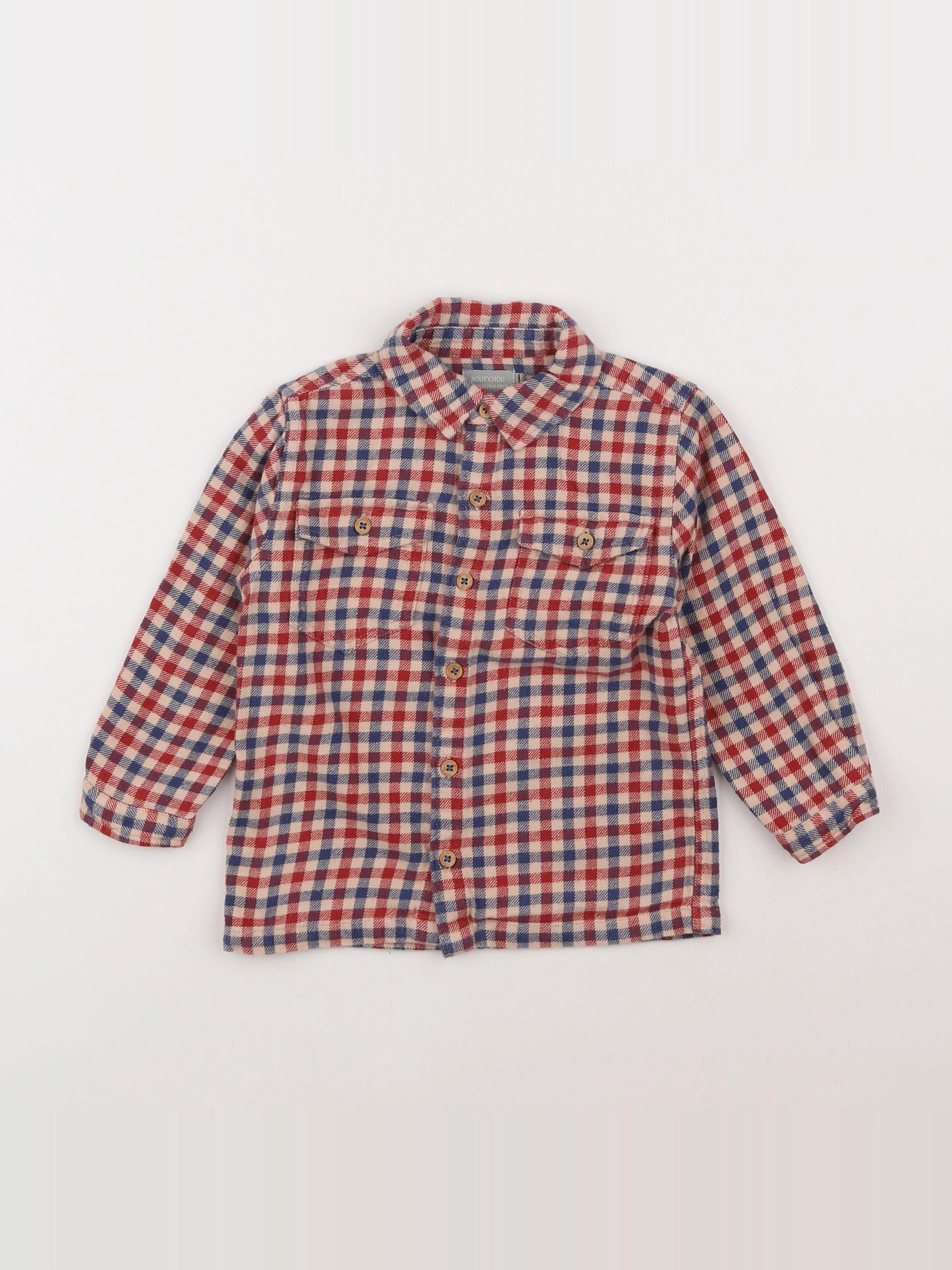 Boutchou - chemise multicolore - 2 ans