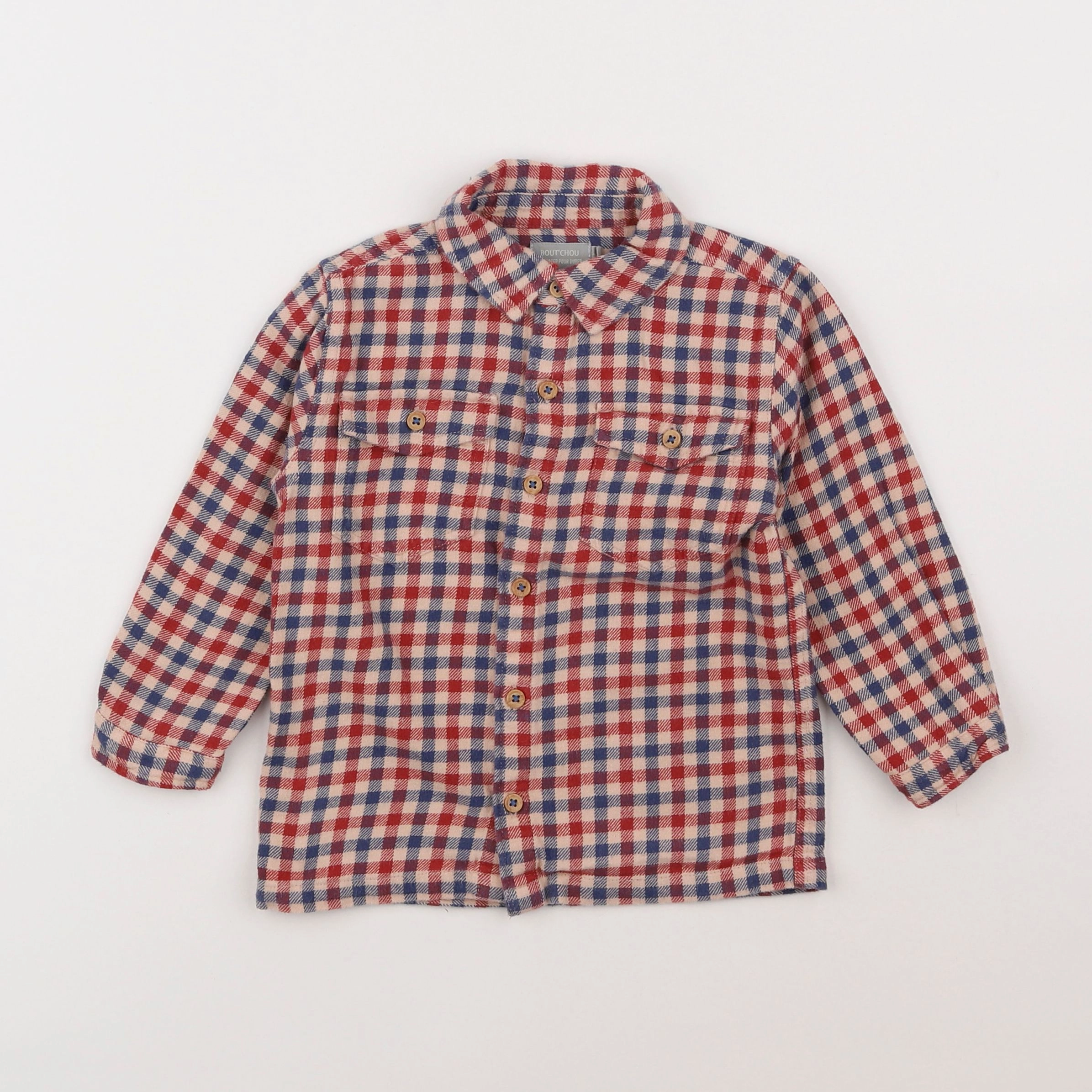 Boutchou - chemise multicolore - 2 ans