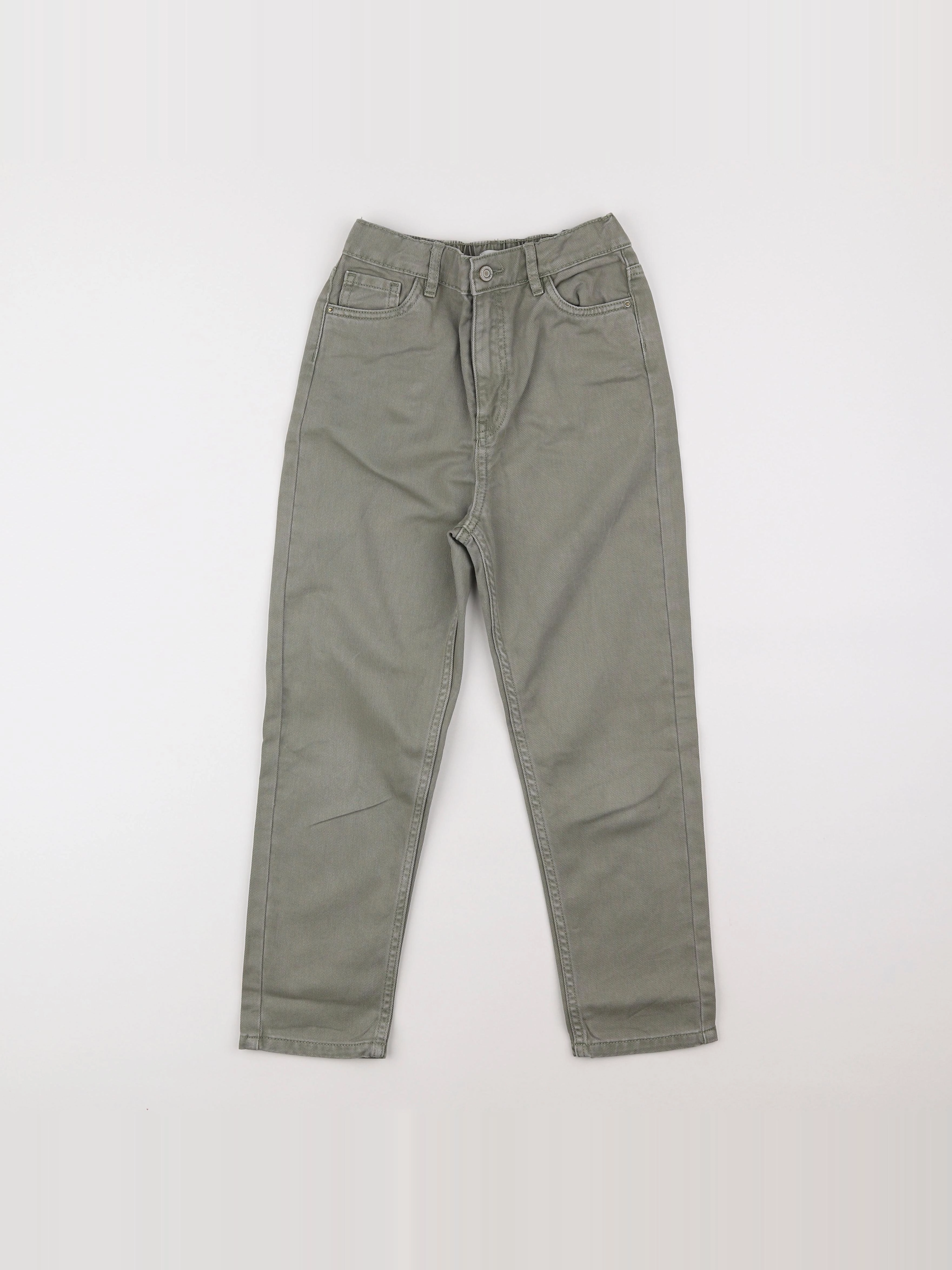 Vertbaudet - pantalon vert - 9 ans