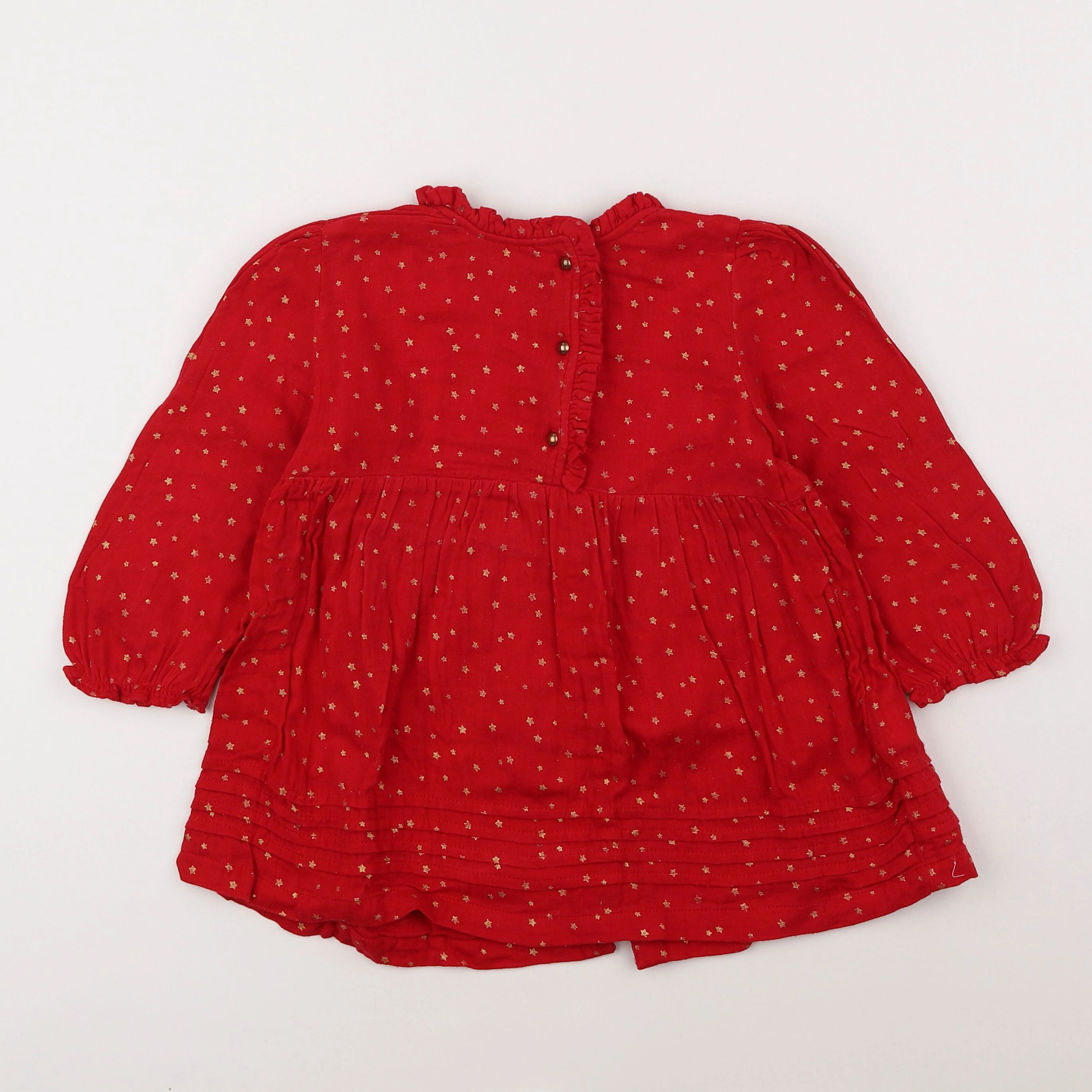Vertbaudet - blouse grossesse rouge - 3 ans