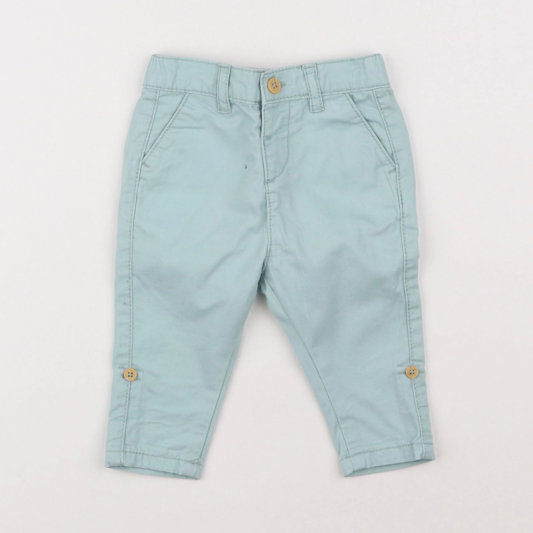 Vertbaudet - pantalon bleu - 3 mois