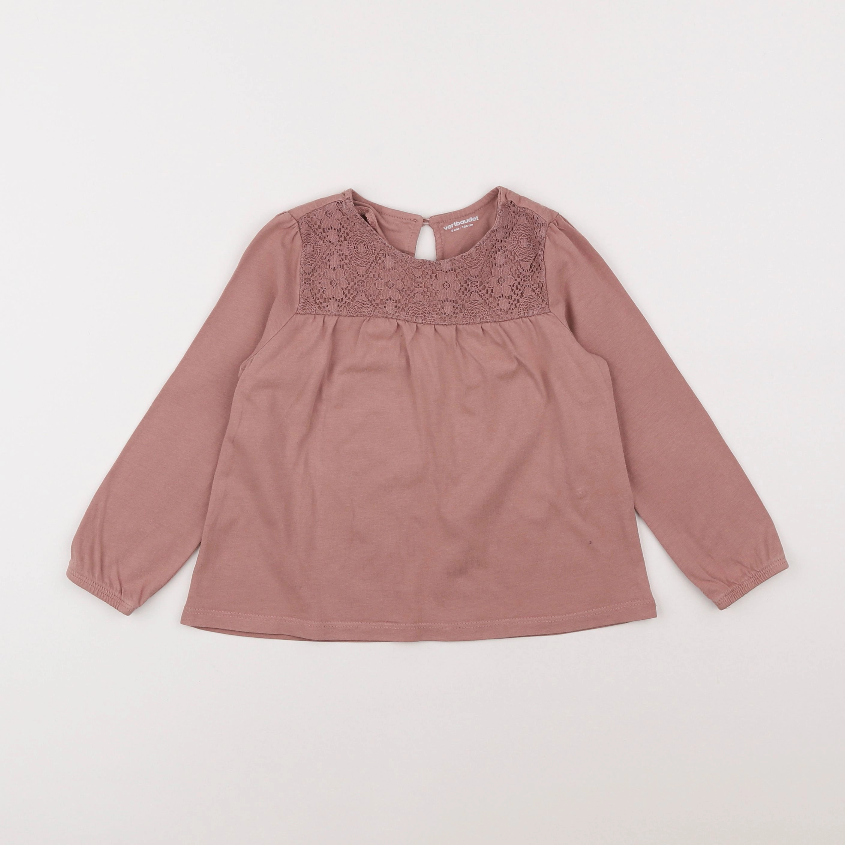 Vertbaudet - tee-shirt marron - 5 ans