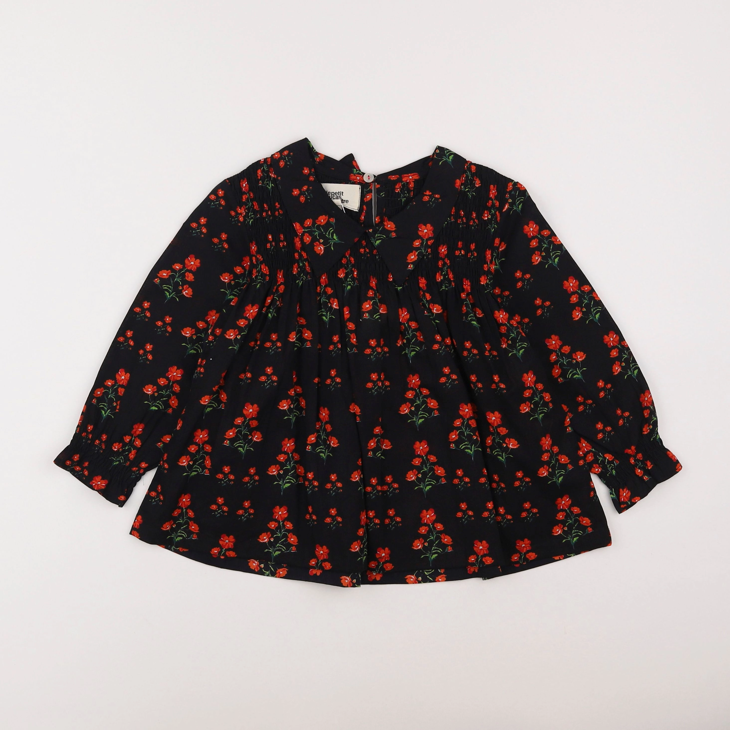 Lucas du Tertre - blouse noir - 6 ans