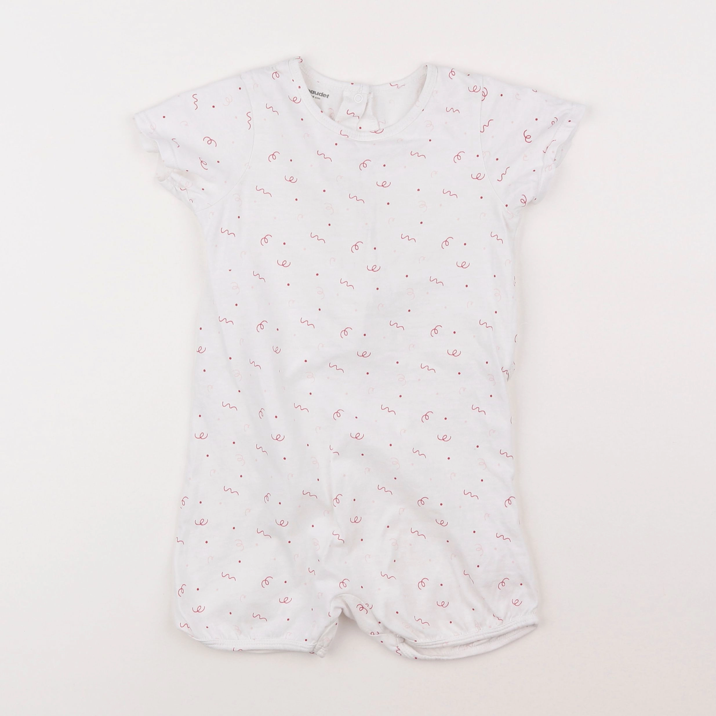 Petit Bateau - pyjama coton blanc - 3 ans