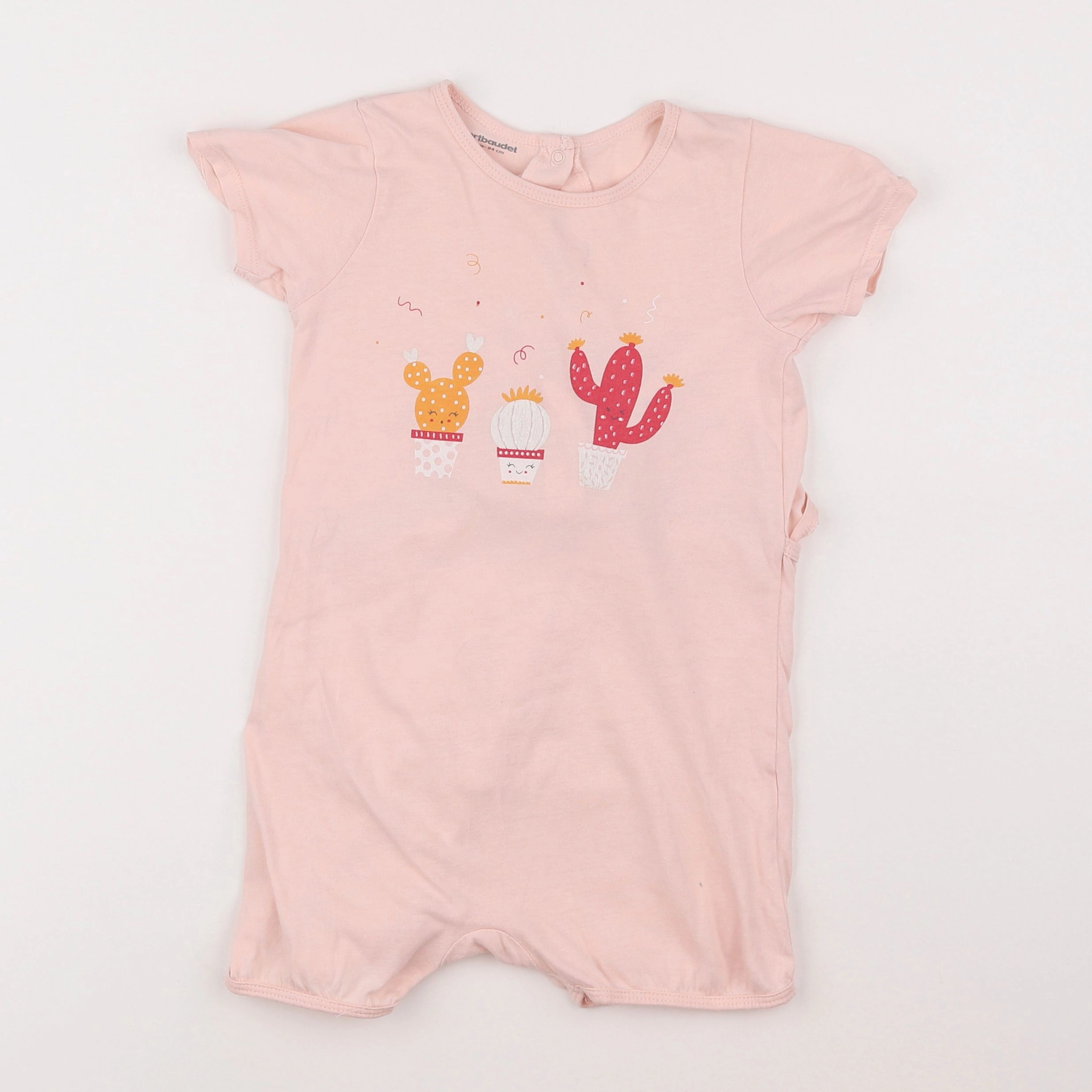 Petit Bateau - pyjama coton rose - 3 ans