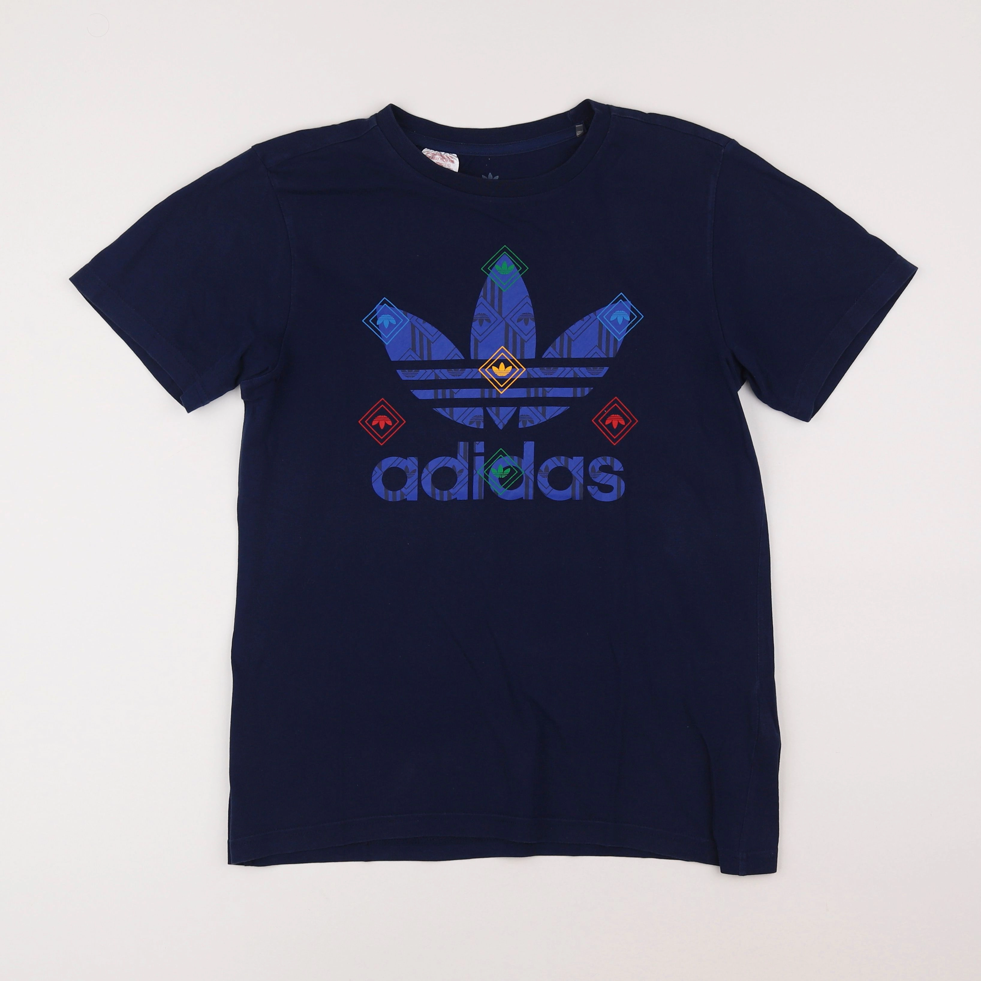 Adidas - tee-shirt bleu - 14 ans