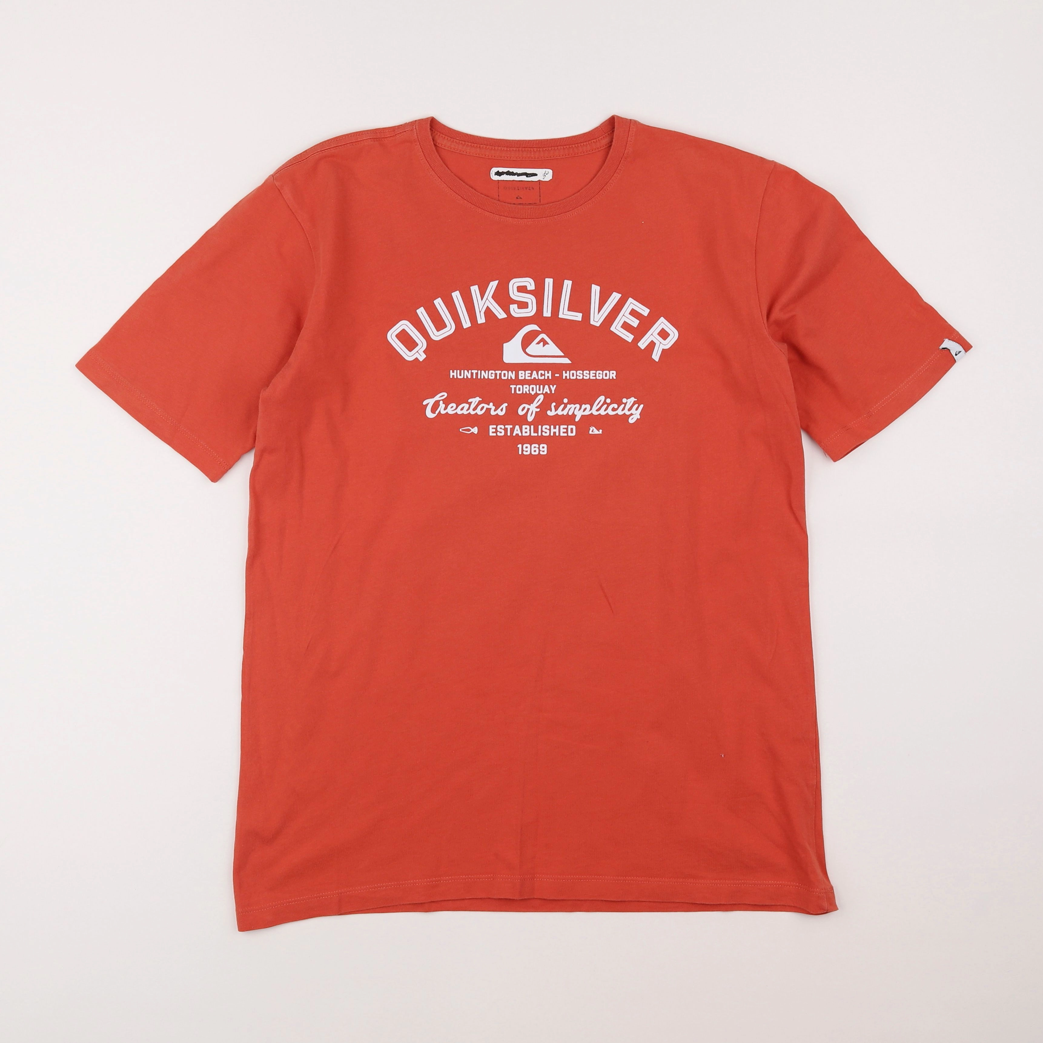 Quiksilver - tee-shirt rouge - 16 ans