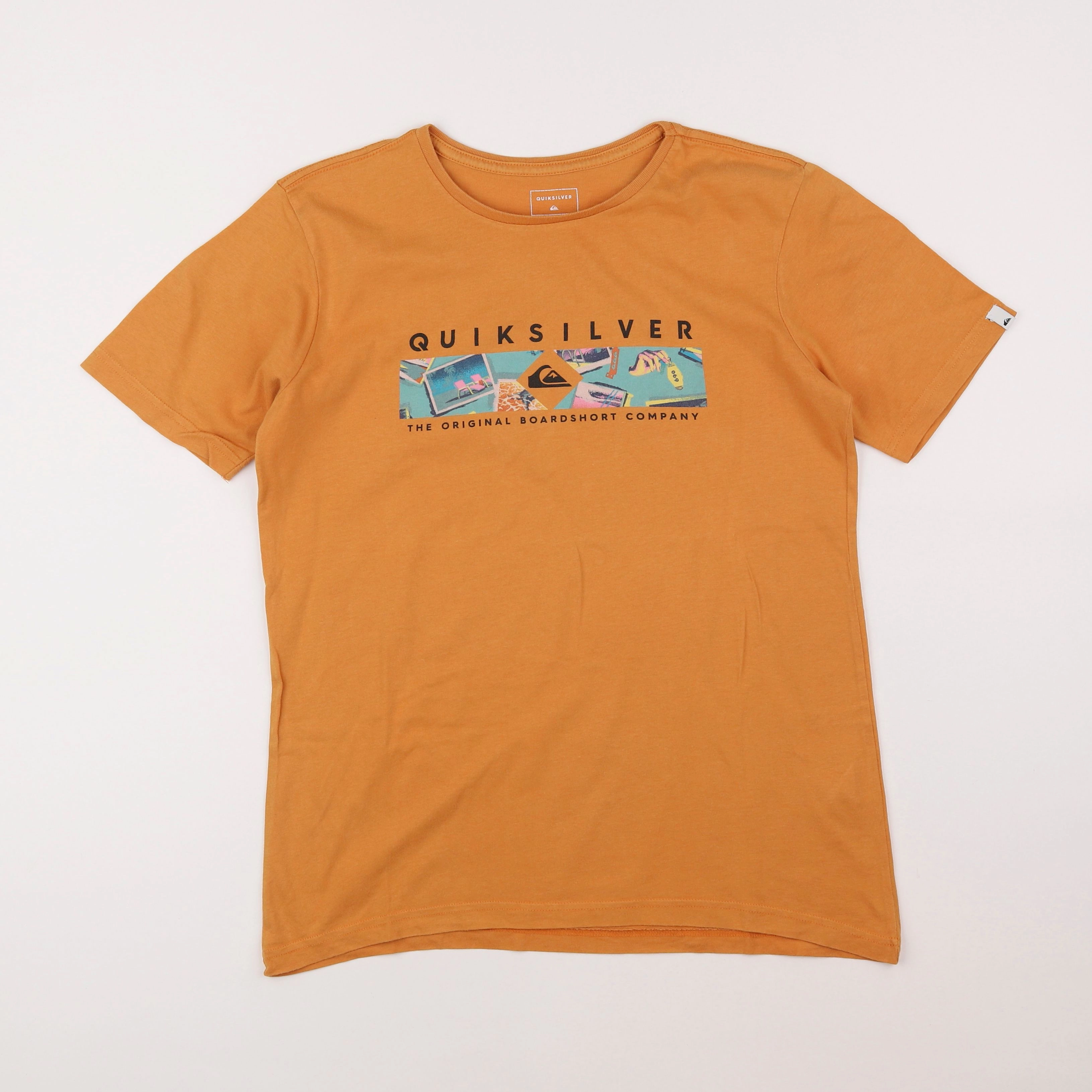 Quiksilver - tee-shirt orange - 14 ans