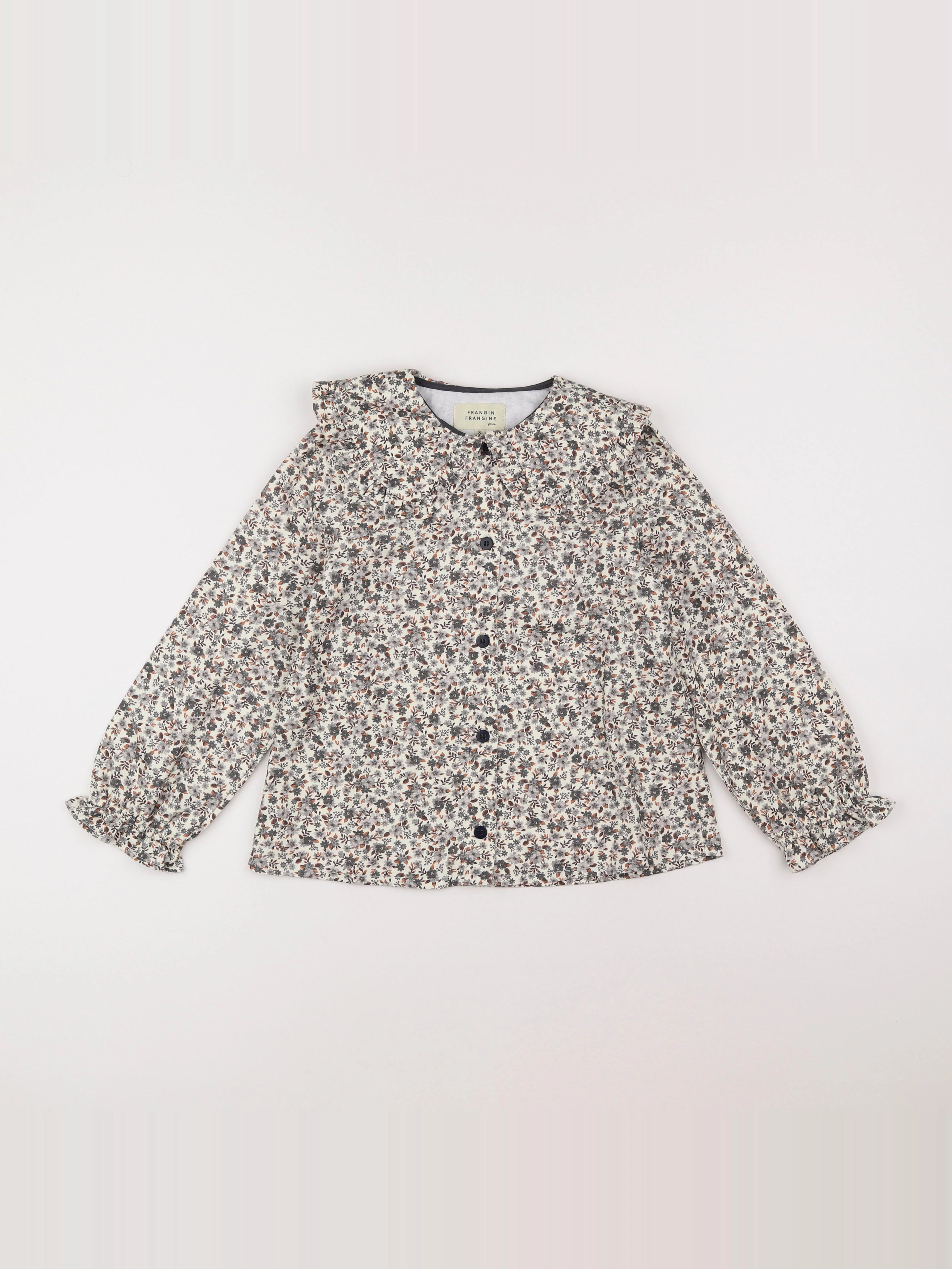Frangin Frangine - blouse blanc - 8 ans