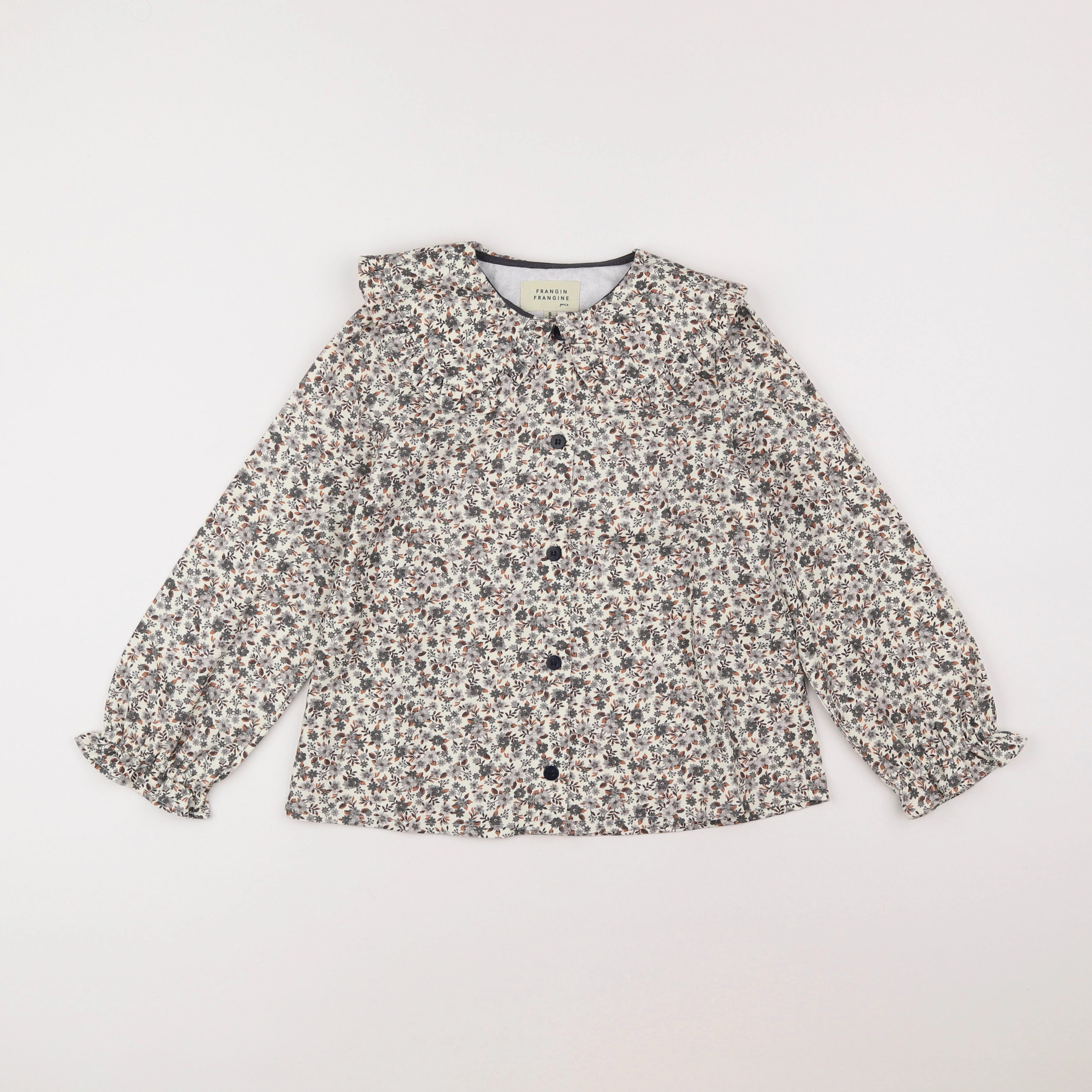 Frangin Frangine - blouse blanc - 8 ans