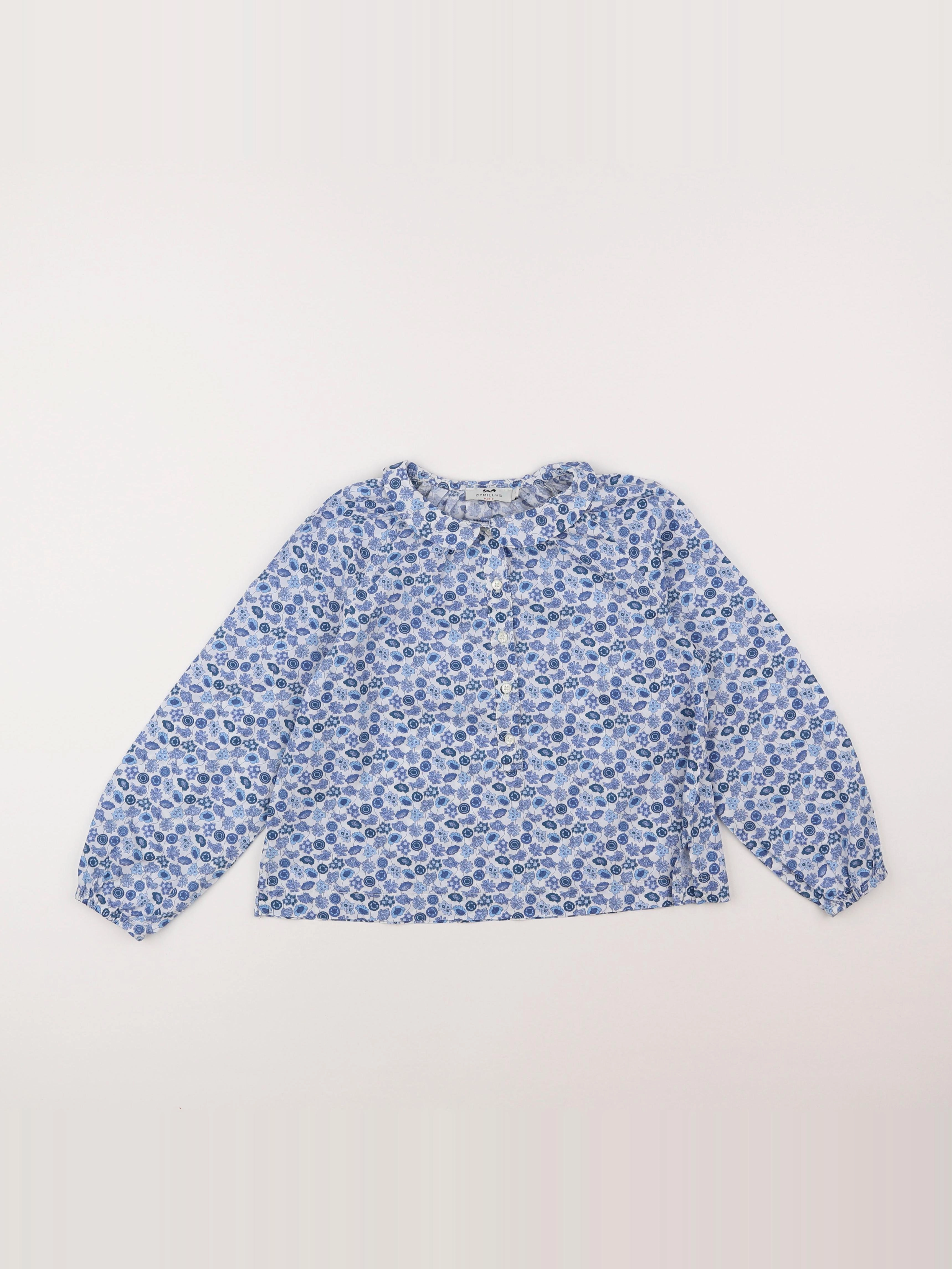 Cyrillus - blouse bleu - 8 ans
