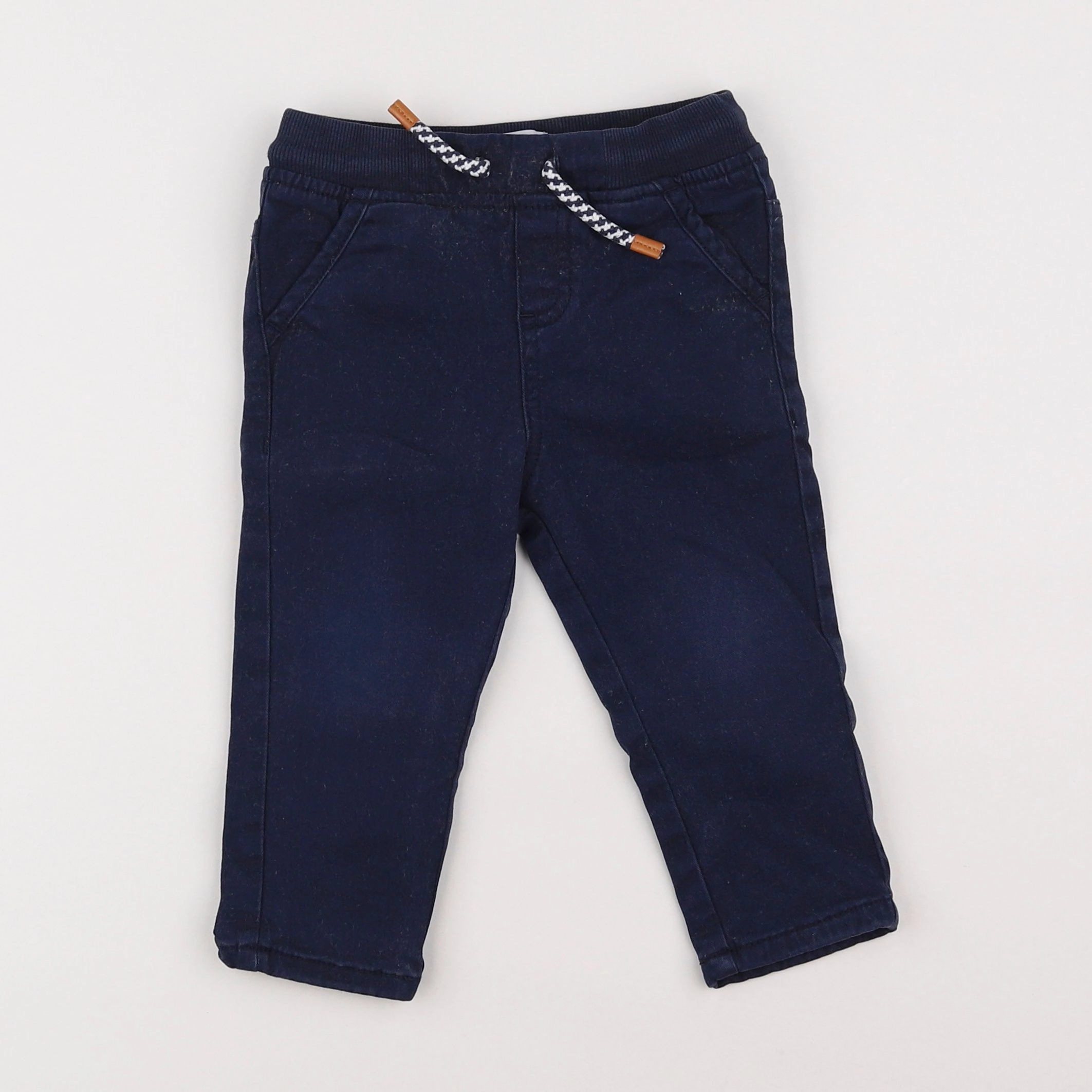 Vertbaudet - pantalon bleu - 18 mois