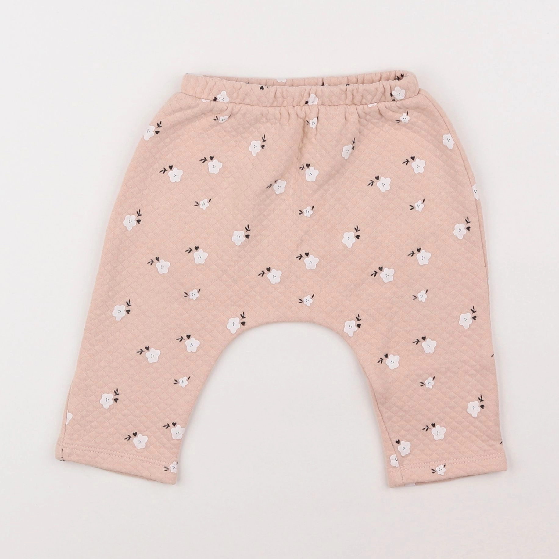 Vertbaudet - pantalon rose - 9 mois