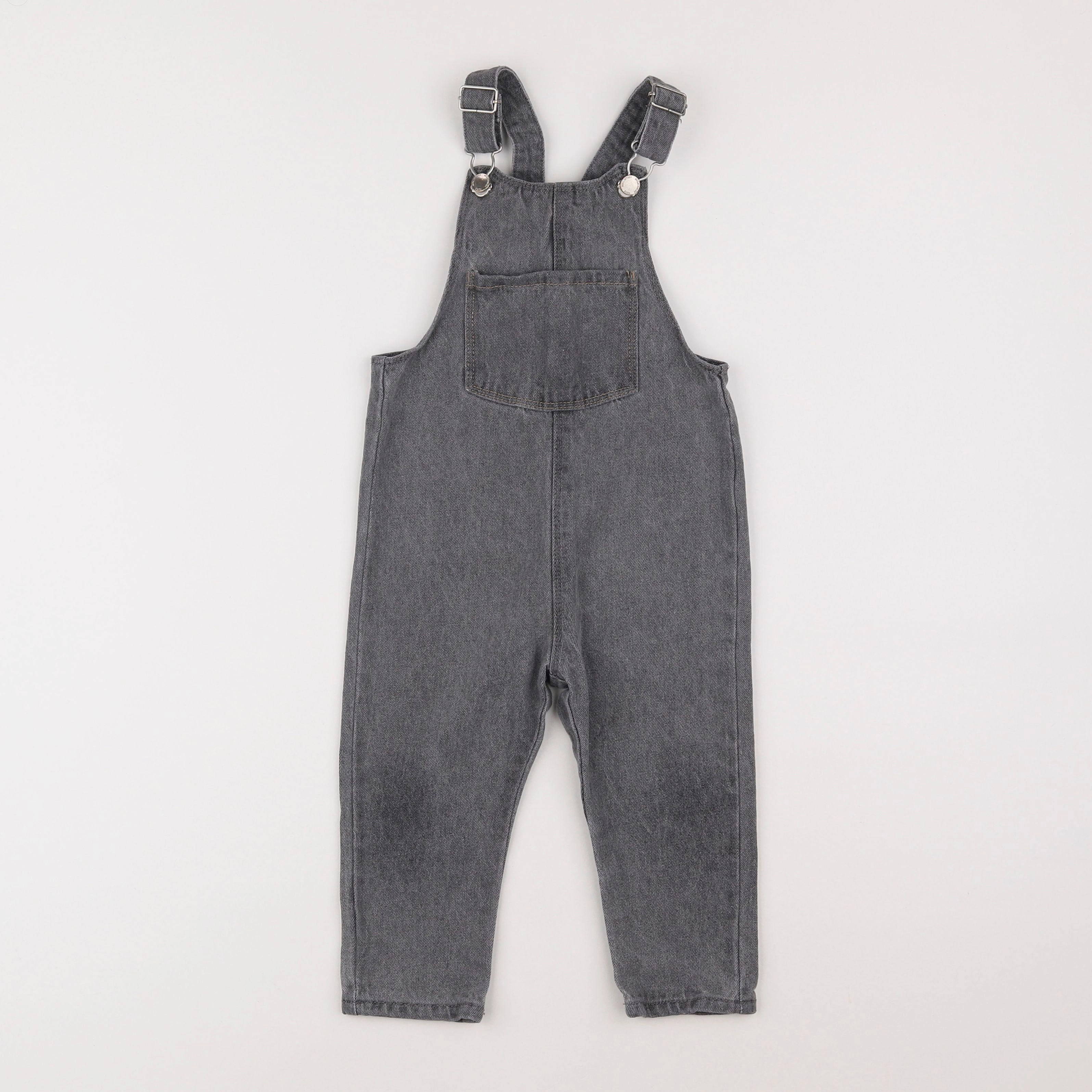 Zara - salopette gris - 18 mois à 2 ans