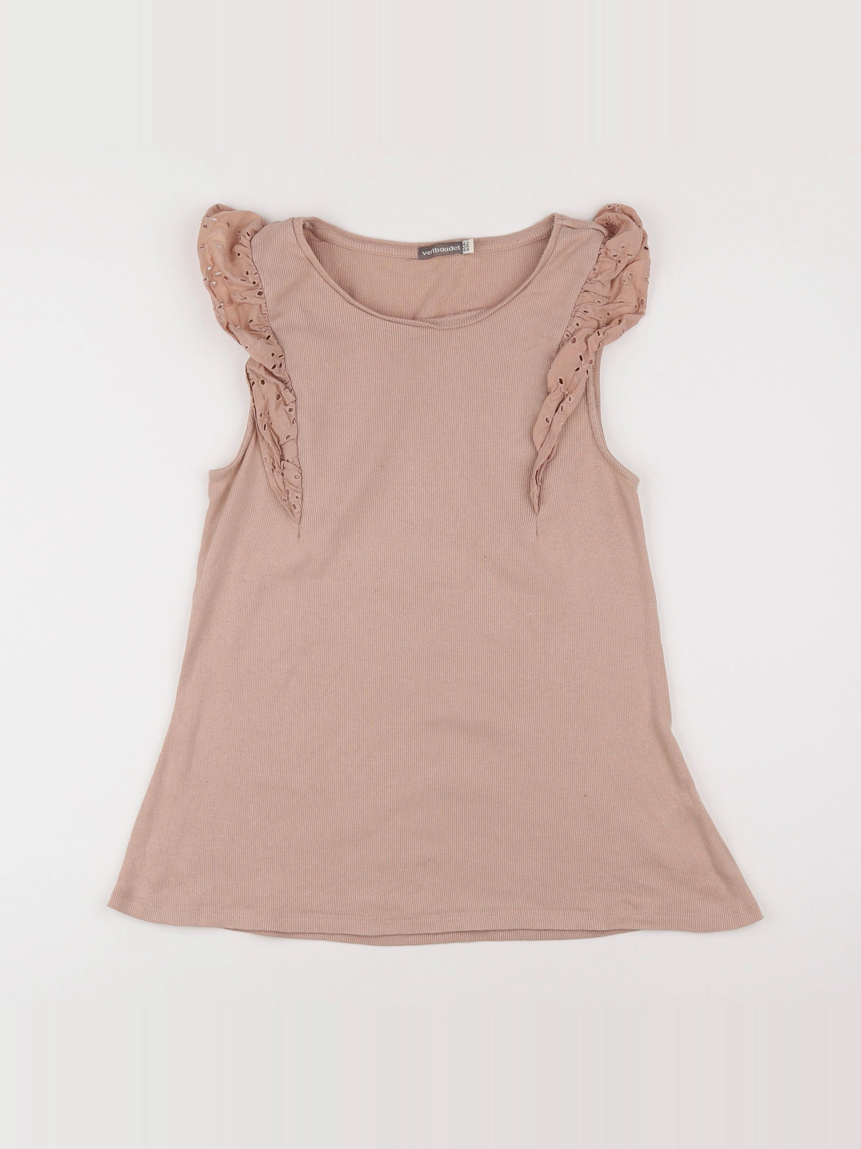 Vertbaudet - débardeur grossesse beige - 42 à 44