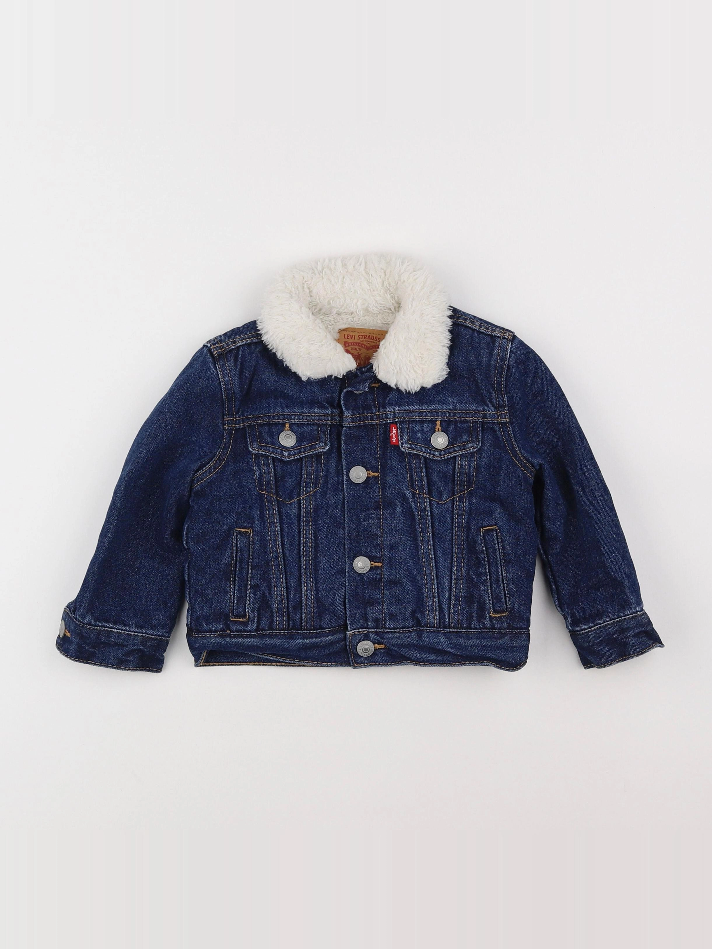 Levi's - veste doublé bleu - 18 mois
