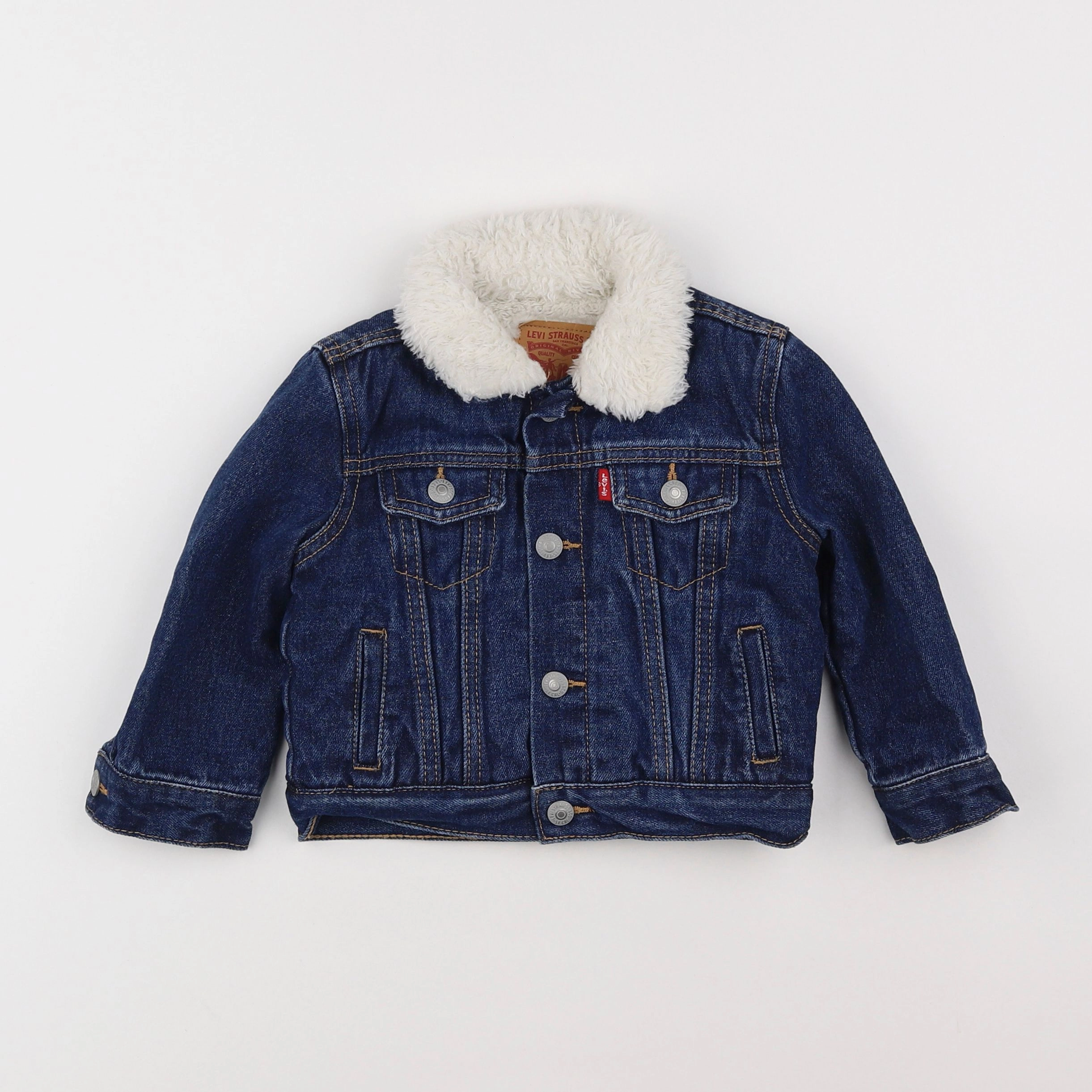 Levi's - veste doublé bleu - 18 mois