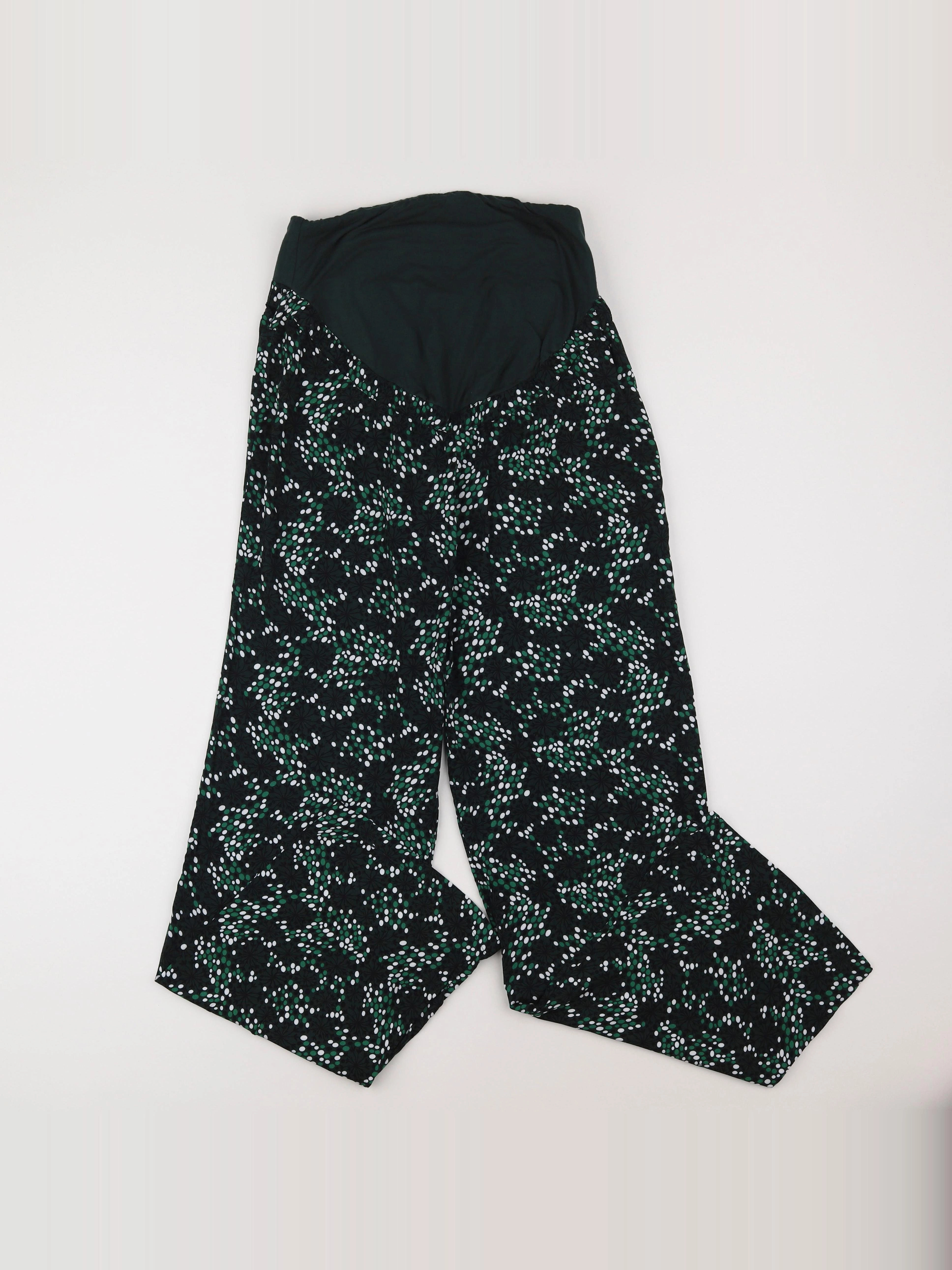 Vertbaudet - pantalon allaitement, grossesse vert, noir - 34