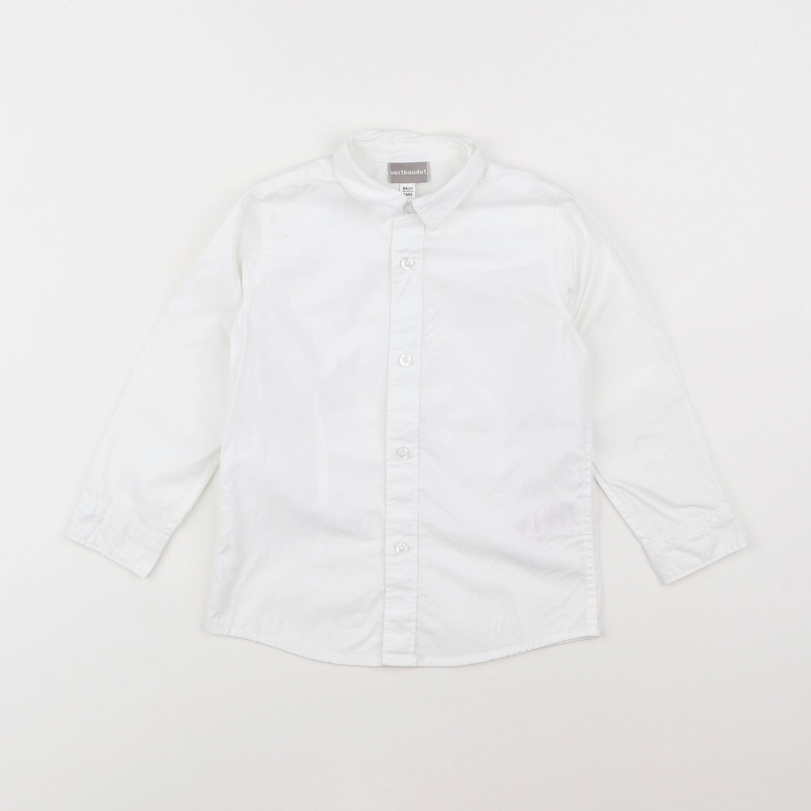 Vertbaudet - chemise blanc - 3 ans
