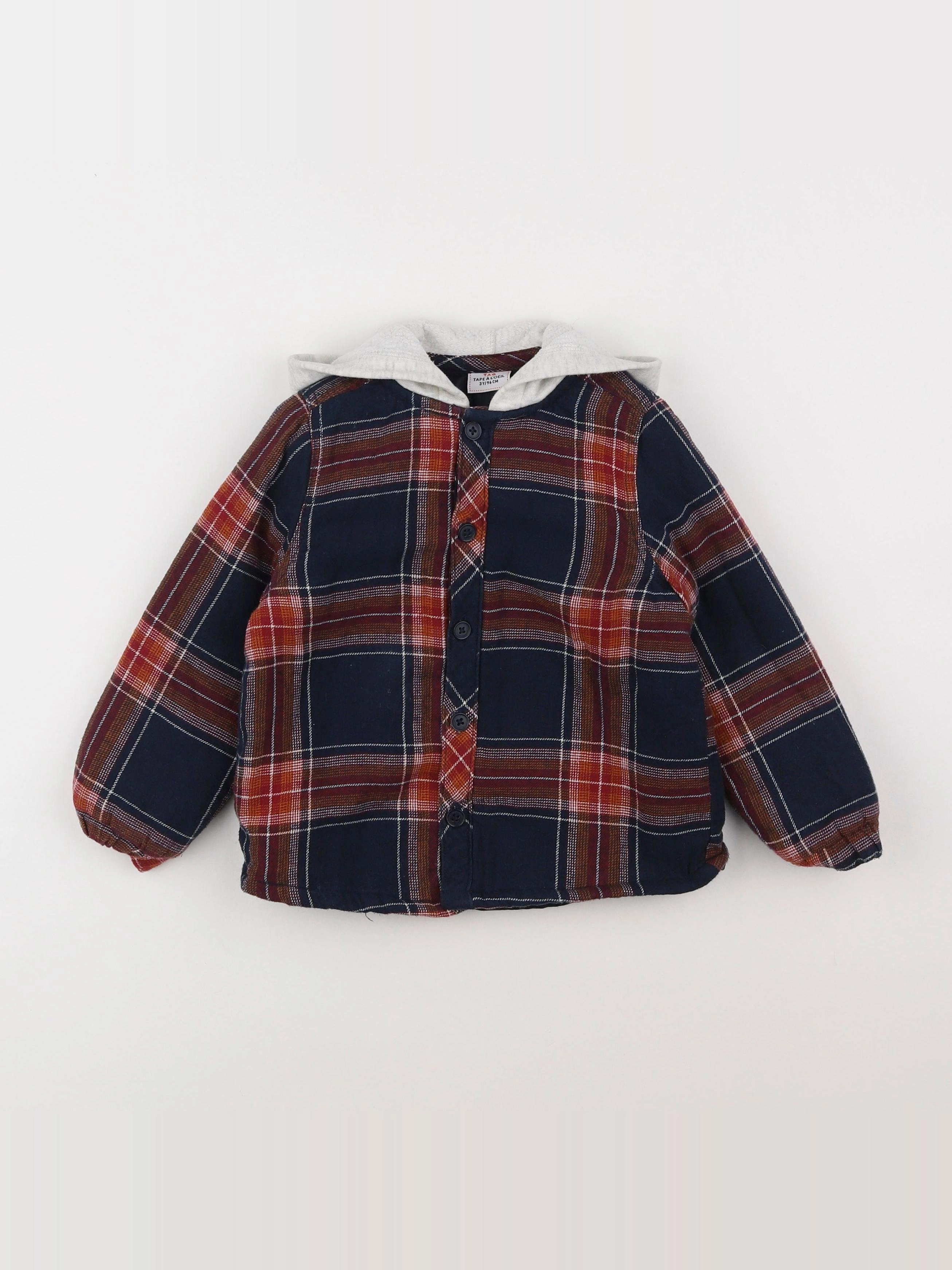Tape à l'oeil - chemise rouge - 3 ans
