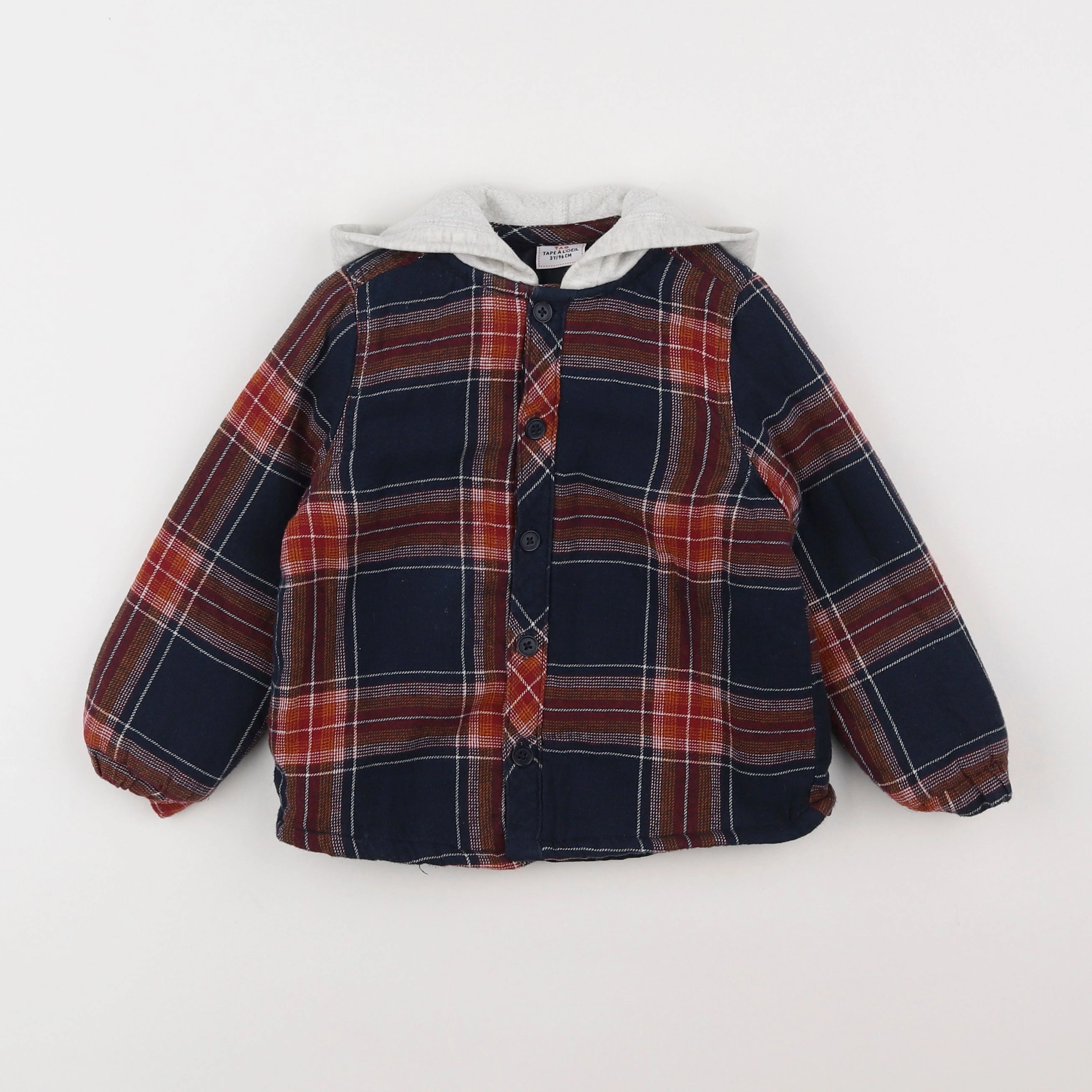 Tape à l'oeil - chemise rouge - 3 ans