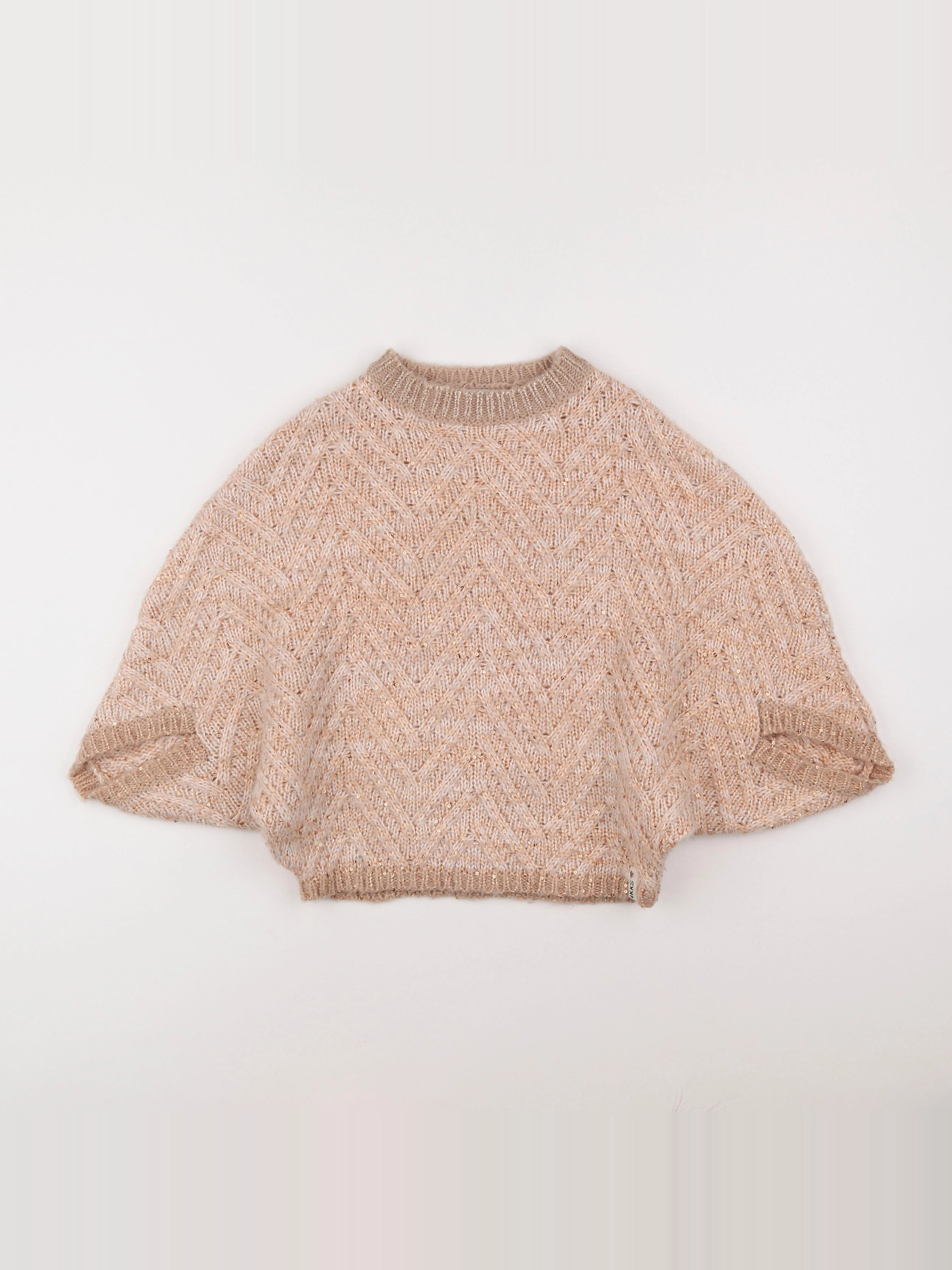 IKKS - pull rose - 6 ans