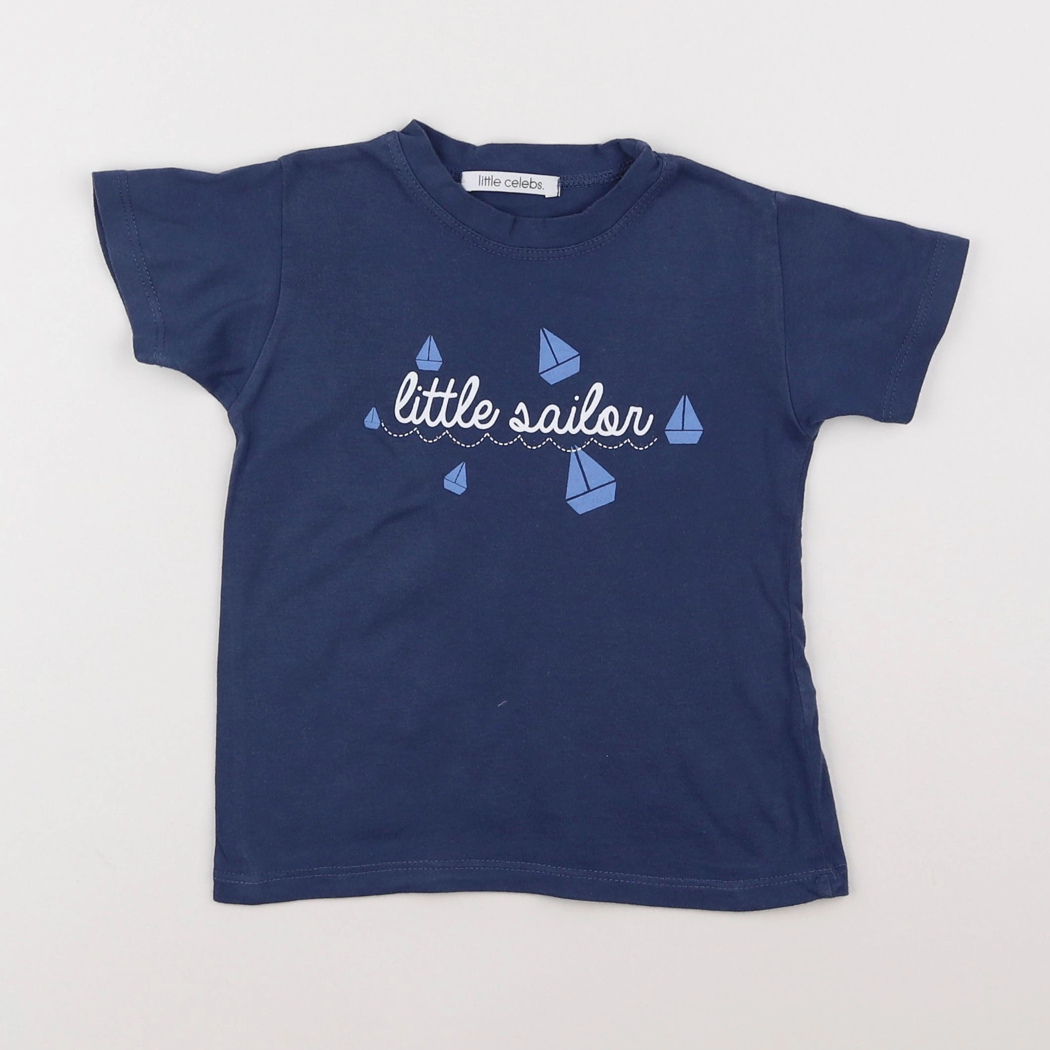 Little Celebs - tee-shirt bleu - 2 ans