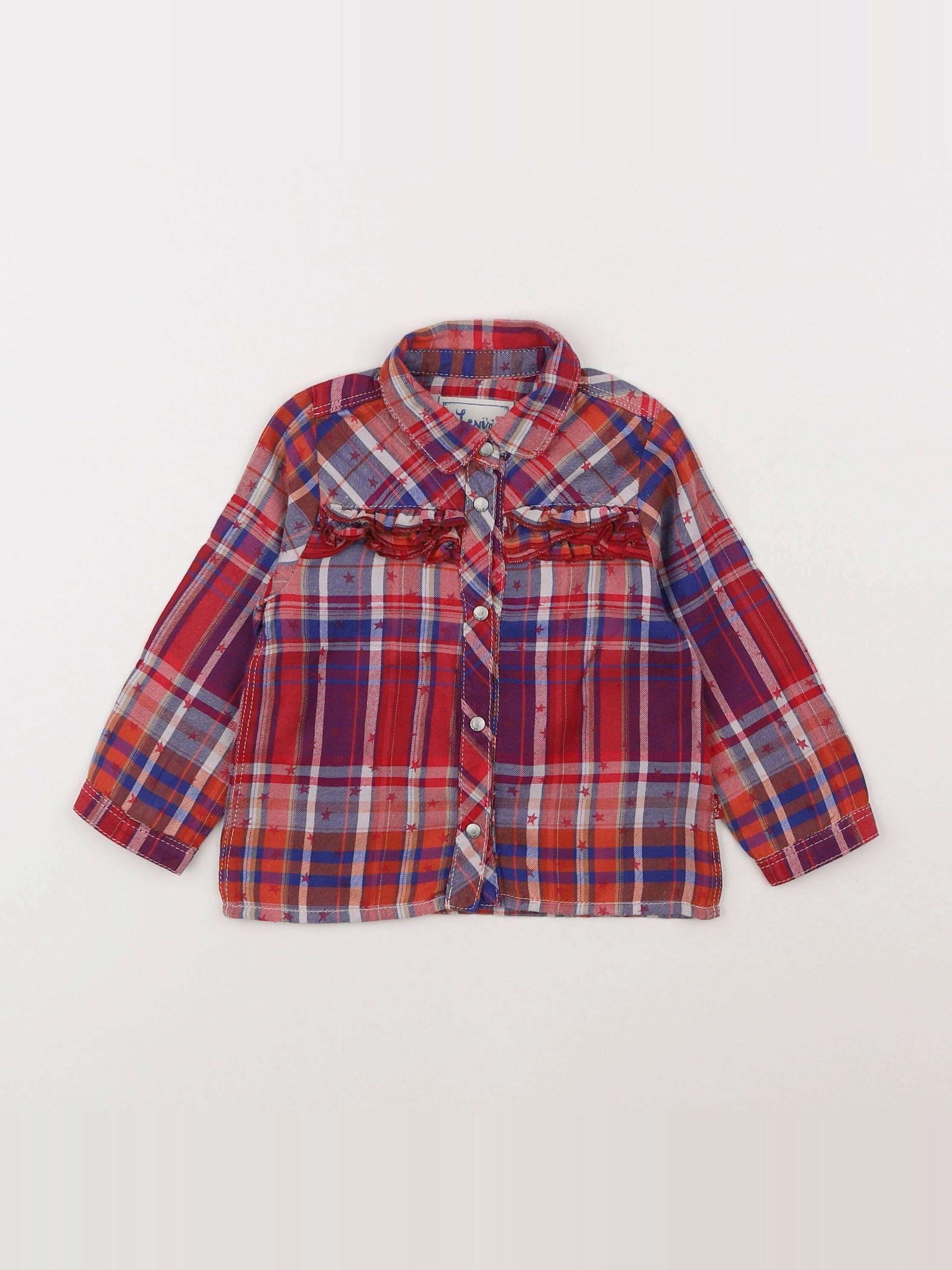 Levi's - chemise rouge - 18 mois